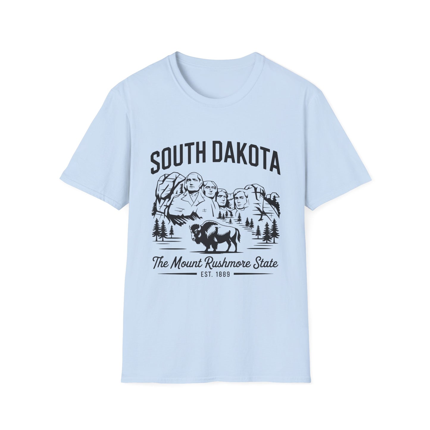 South Dakota Vintage T-Shirt, Unisex Graphic Tee, Midwest Souvenir Shirt, State Pride Apparel, Travel Gift for Him and Her