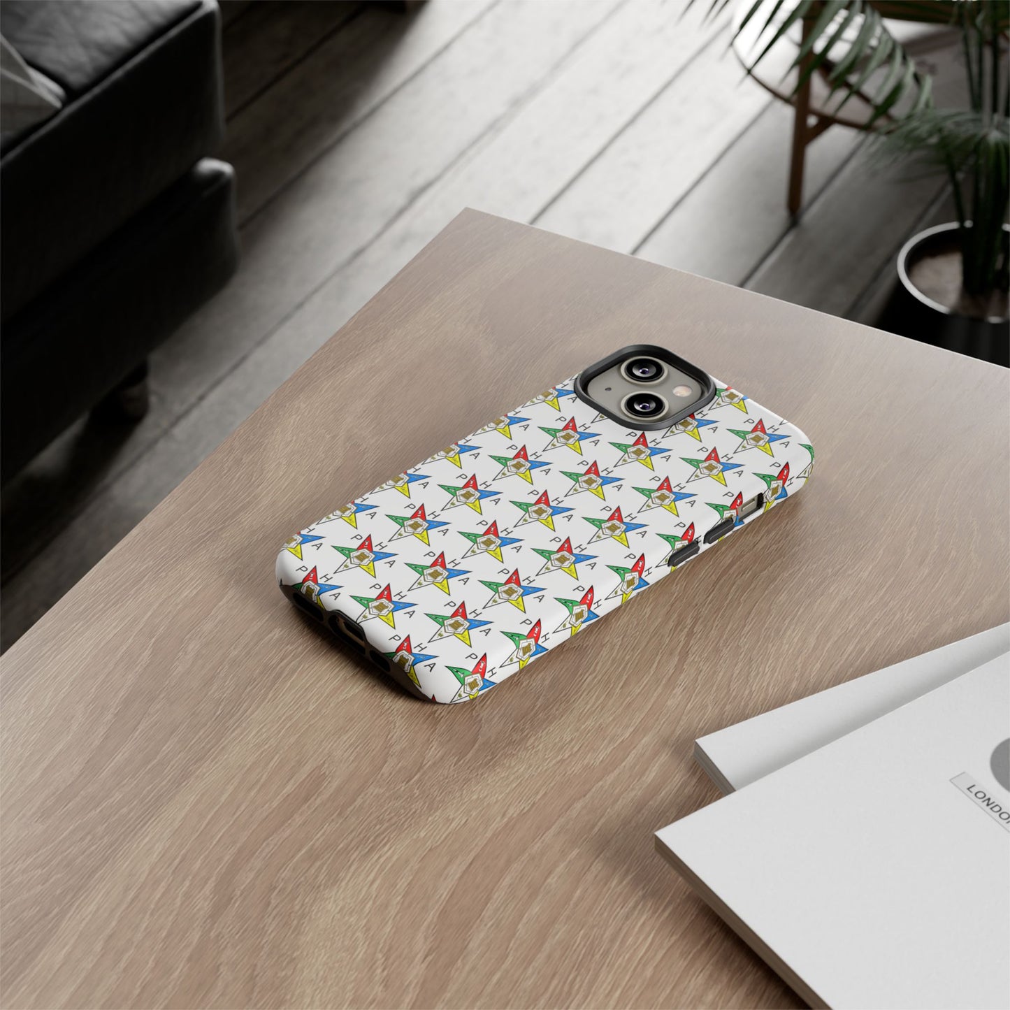 Colorful Phone Case for Tough Cases Lovers, Customizable Phone Accessories, Unique Gift, Durable Phone Cover, Fun Patterned Case