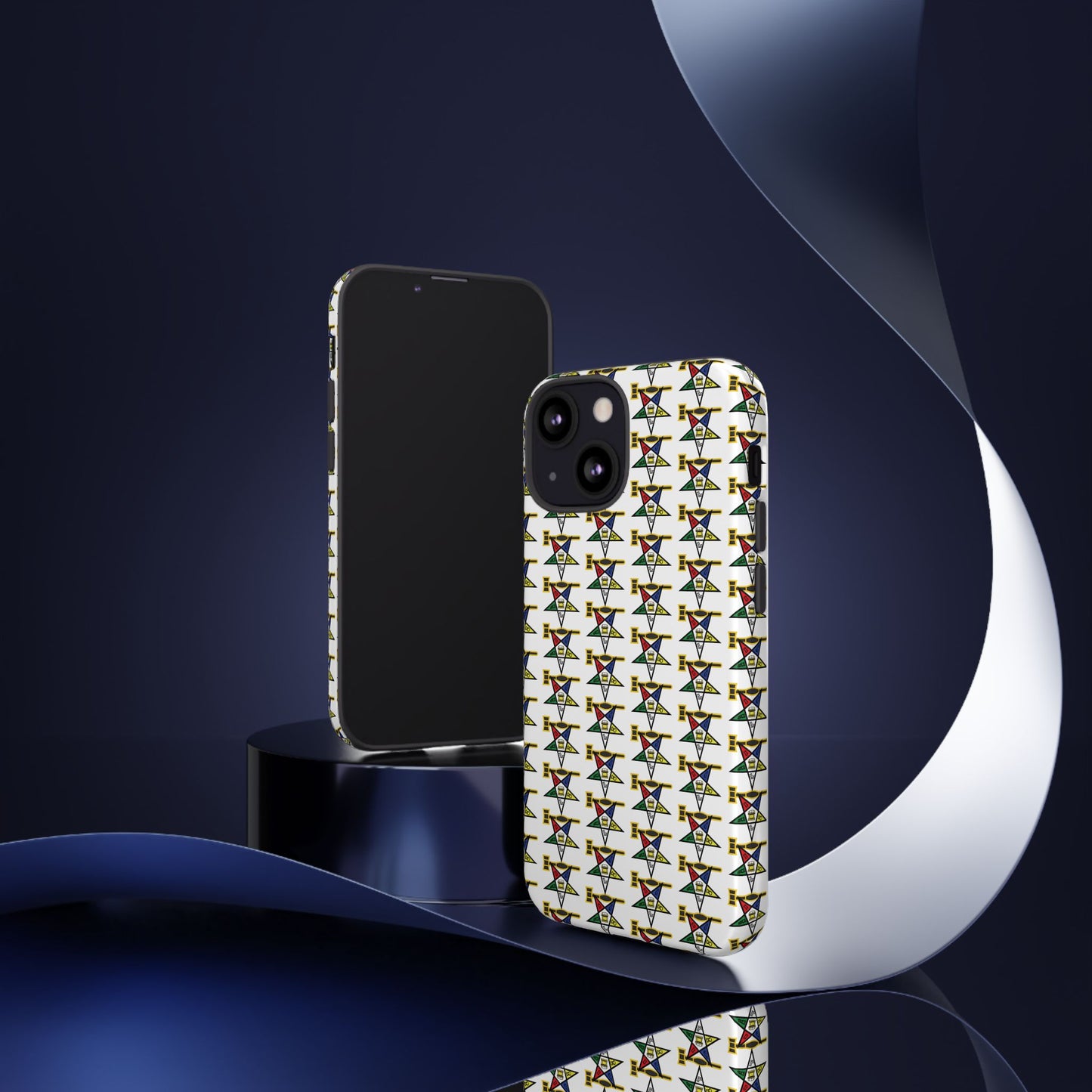 Tough Cases iPhone Case, Colorful Geometric Phone Cover, Unique Gift for Tech Lovers, Durable Phone Accessories, Trendy Phone Protector