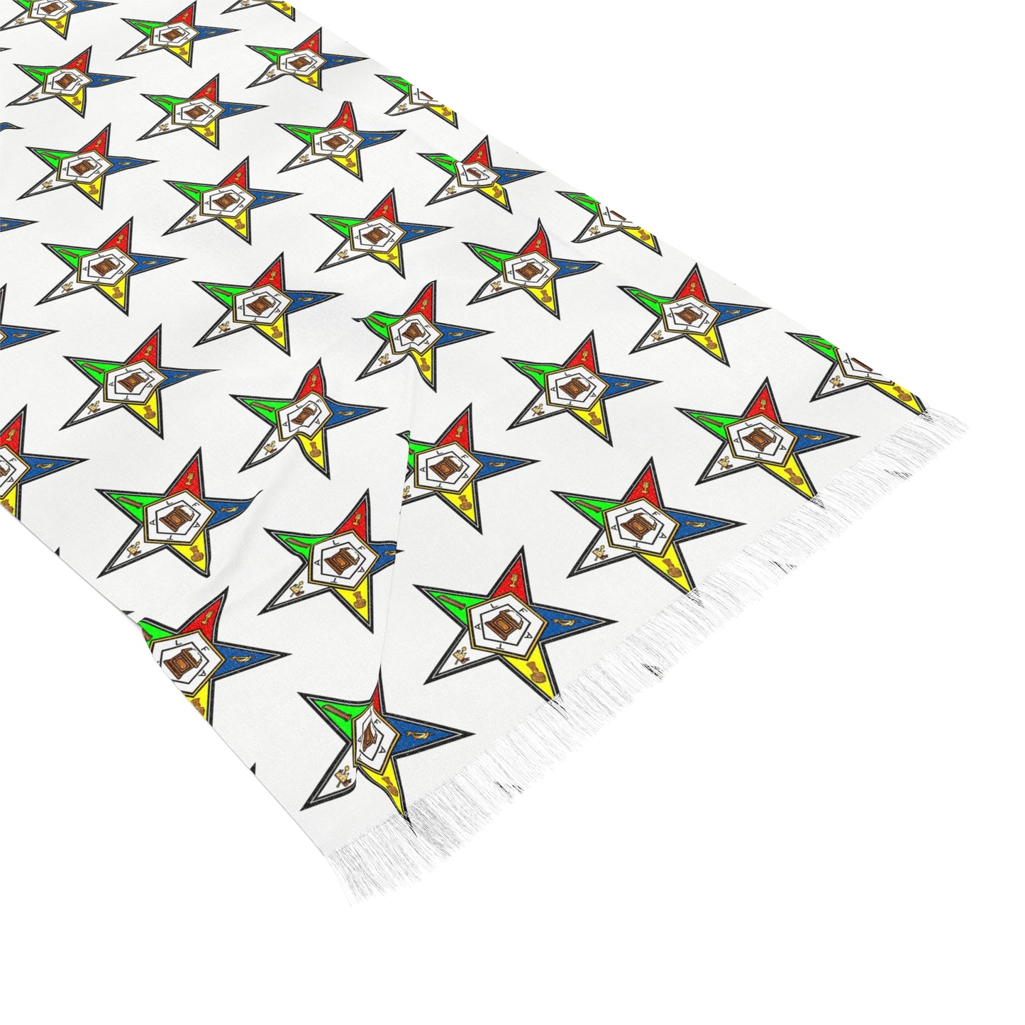 Colorful Star Pattern Light Scarf - Perfect for All Seasons