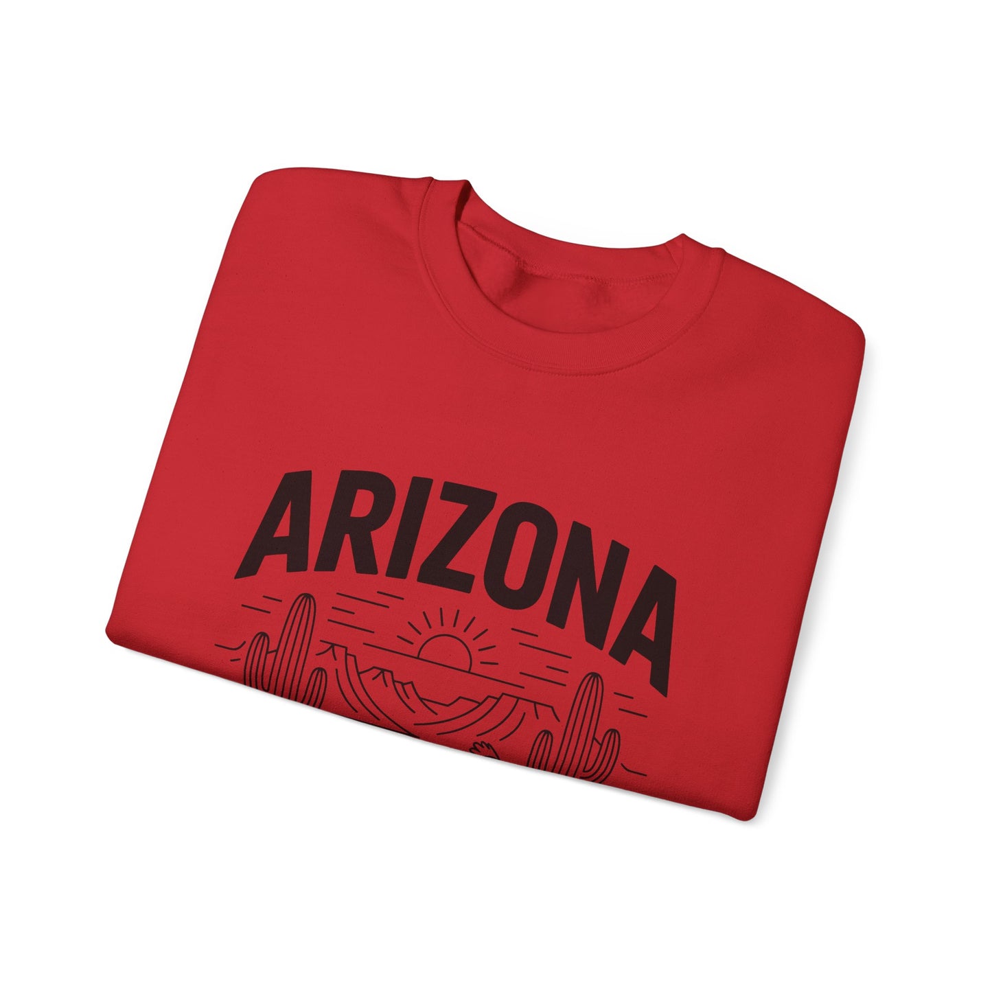 Arizona Crewneck Sweatshirt | Vintage State Apparel, Gift for Travelers, Southwest Style, Unisex Fashion, Cozy Outfit
