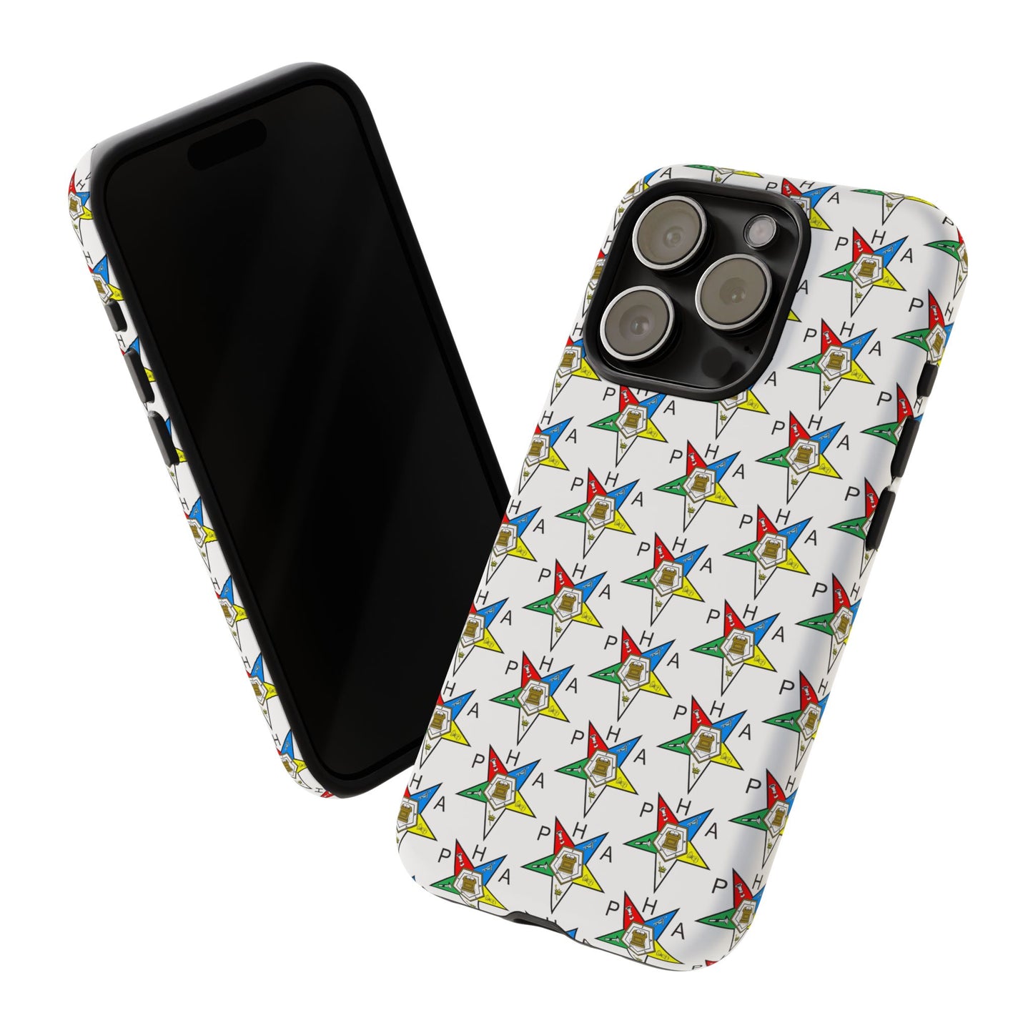 Colorful Phone Case for Tough Cases Lovers, Customizable Phone Accessories, Unique Gift, Durable Phone Cover, Fun Patterned Case