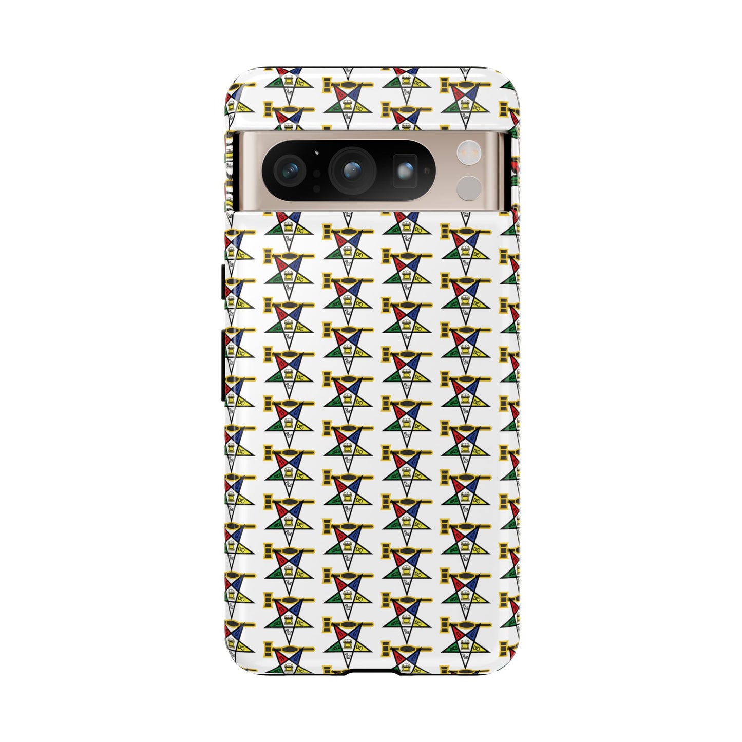 Tough Cases iPhone Case, Colorful Geometric Phone Cover, Unique Gift for Tech Lovers, Durable Phone Accessories, Trendy Phone Protector