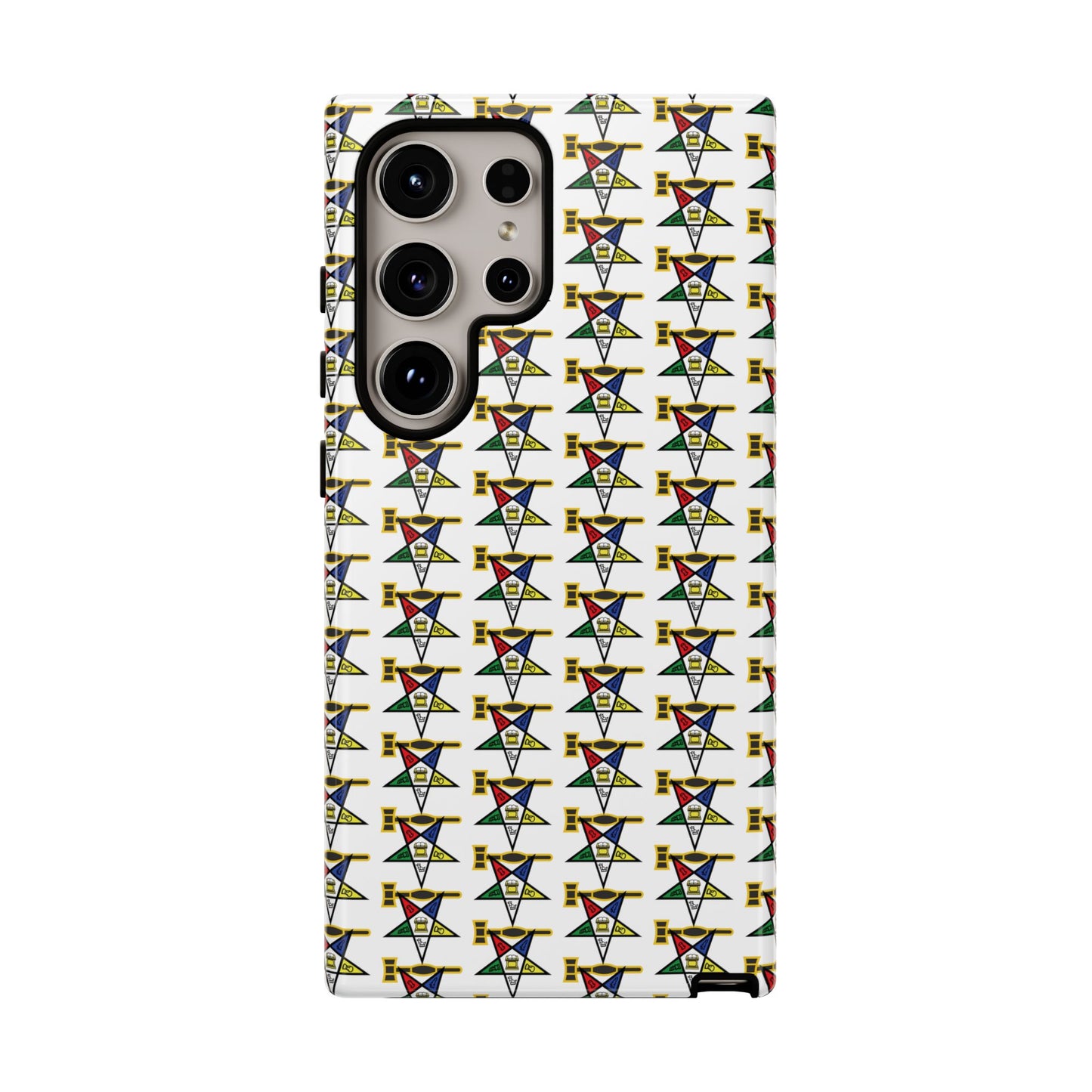 Tough Cases iPhone Case, Colorful Geometric Phone Cover, Unique Gift for Tech Lovers, Durable Phone Accessories, Trendy Phone Protector