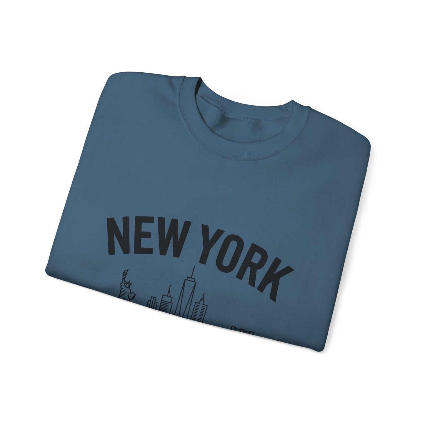 New York Skyline Crewneck Sweatshirt, Cozy NYC Apparel, Unisex Sweatshirt, Travel Souvenir, Urban Fashion, Gift for New Yorkers