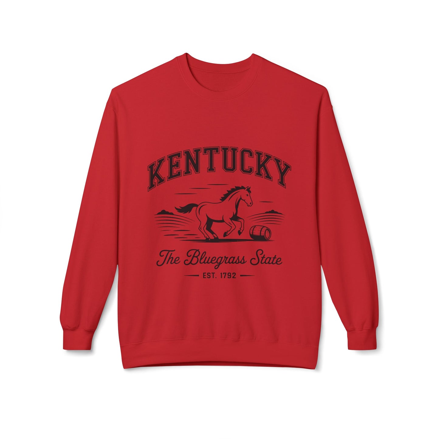 Kentucky Vintage Fleece Sweatshirt, Cozy Crewneck for Fans, Perfect for Gifts, Warm Fall Layer, Kentucky Pride Apparel