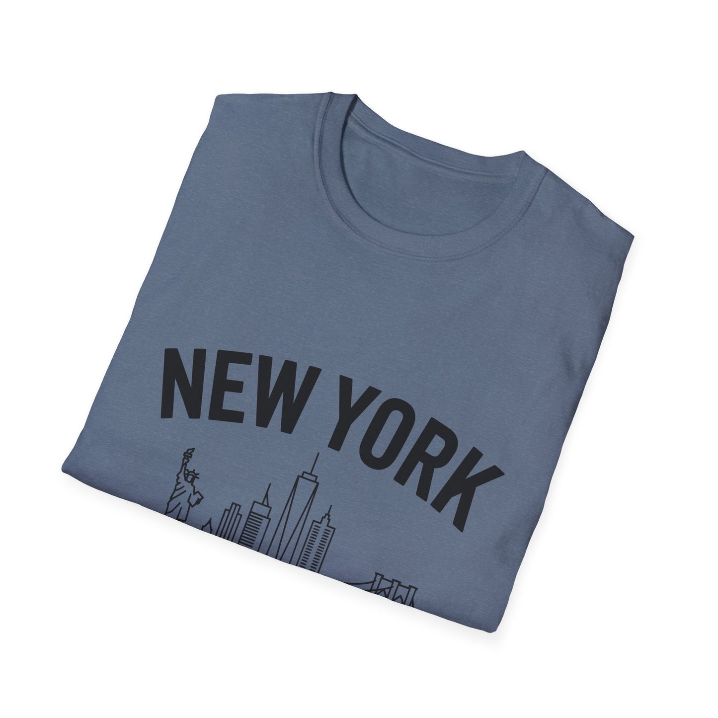 New York Skyline Unisex T-Shirt, NYC Shirt, Empire State Tee, Travel Souvenir, Urban Apparel
