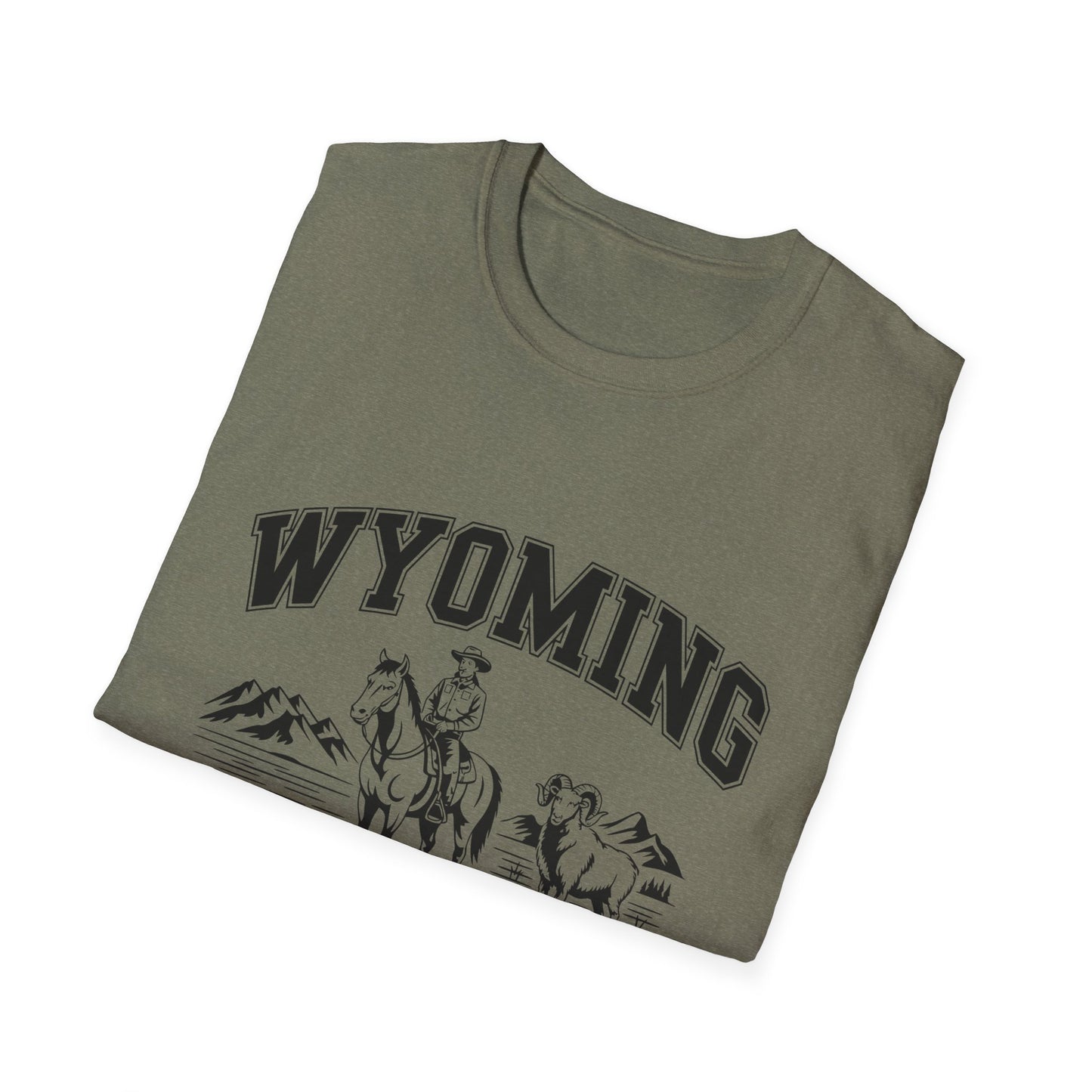 Wyoming Cowboy State T-Shirt | Vintage Western Tee, Gift for Cowboys, Travel Souvenir, Casual Outfit, Americana Style