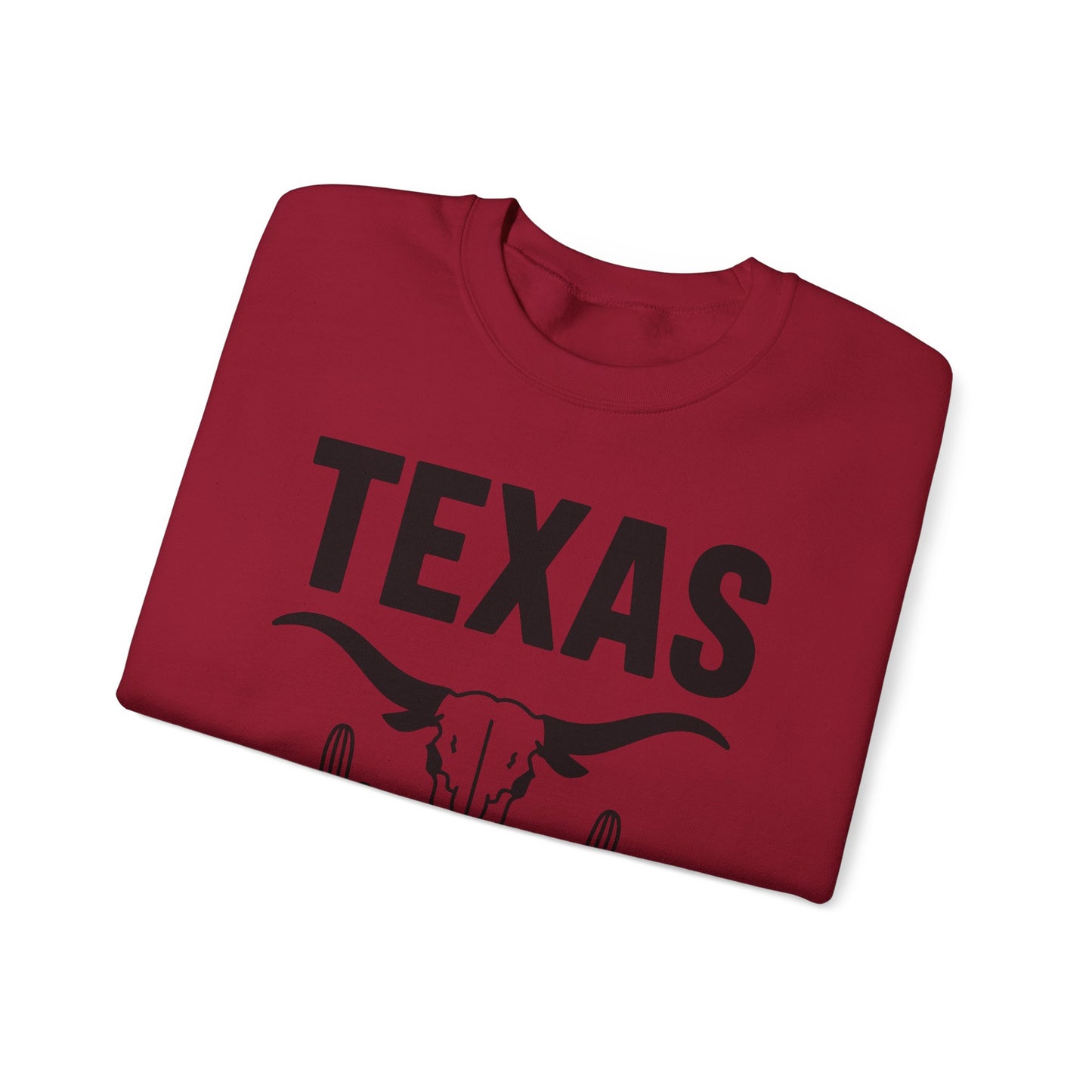 Texas Pride Crewneck Sweatshirt - Unisex Heavy Blend, Comfortable Vintage Style, Great for Casual Wear, Travel, Gifts