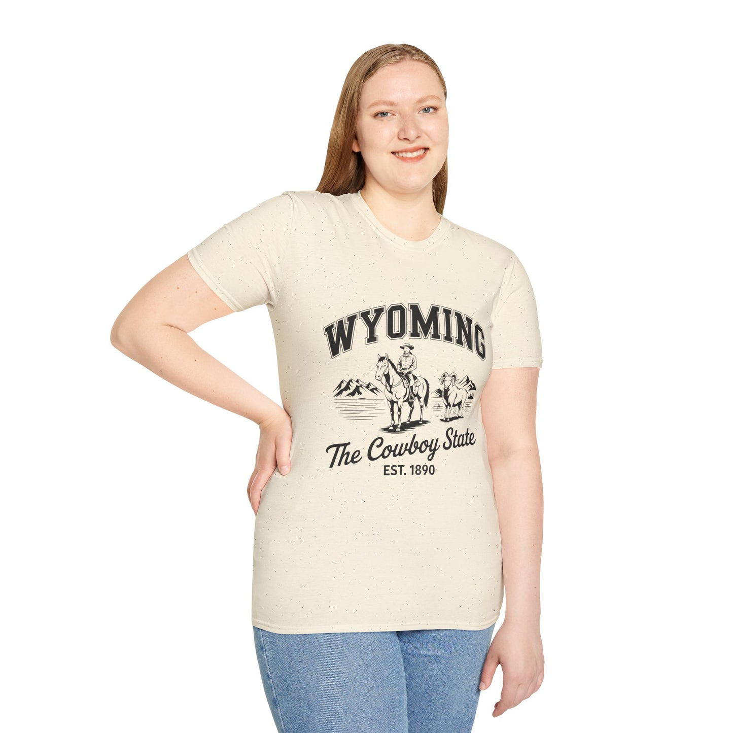 Wyoming Cowboy State T-Shirt | Vintage Western Tee, Gift for Cowboys, Travel Souvenir, Casual Outfit, Americana Style