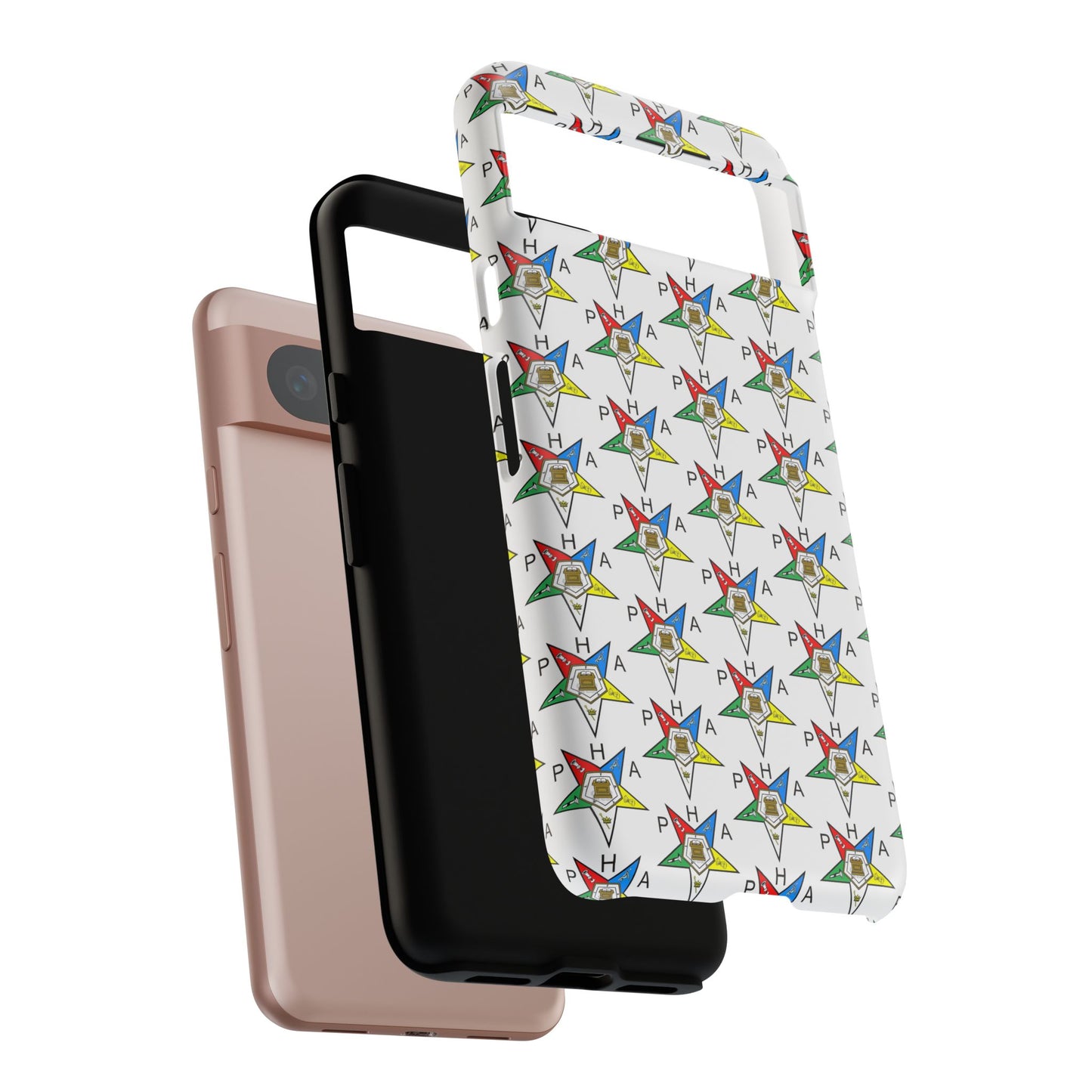Colorful Phone Case for Tough Cases Lovers, Customizable Phone Accessories, Unique Gift, Durable Phone Cover, Fun Patterned Case