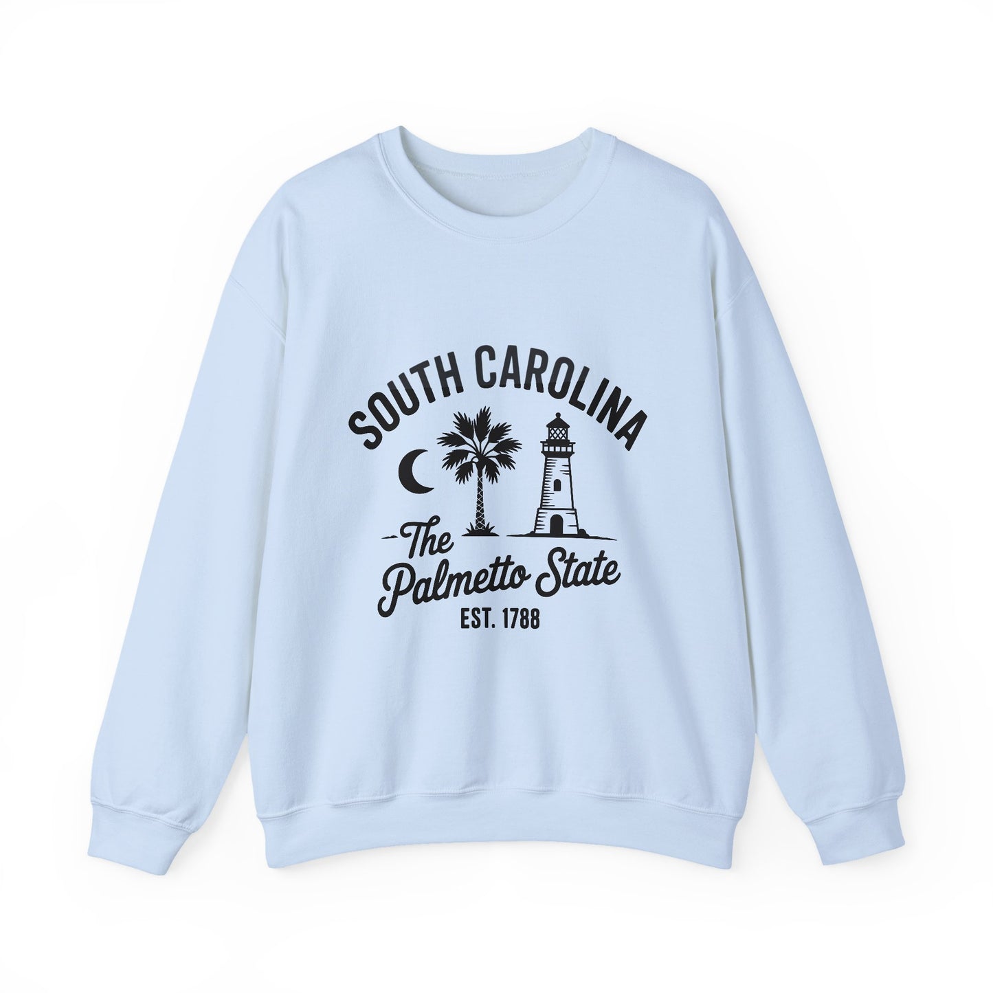 South Carolina Crewneck Sweatshirt | Cozy Unisex Sweatshirt for State Pride, Travel, Gifts, Holidays, Casual Wear