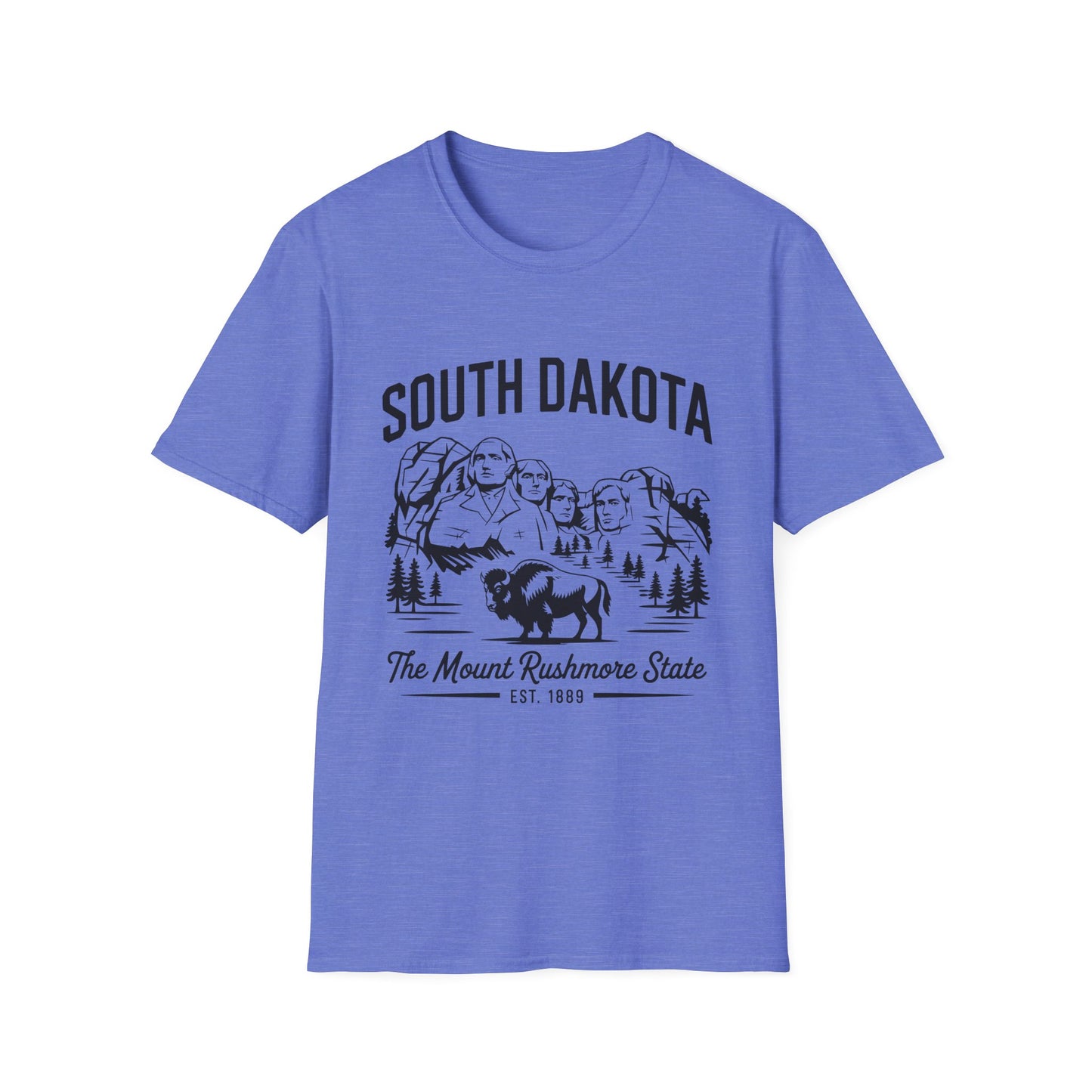 South Dakota Vintage T-Shirt, Unisex Graphic Tee, Midwest Souvenir Shirt, State Pride Apparel, Travel Gift for Him and Her