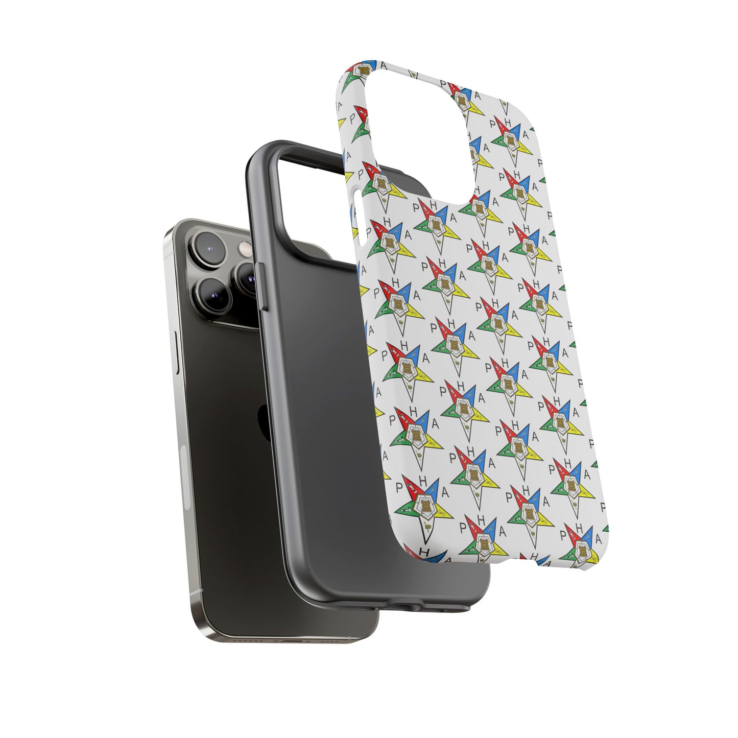 Colorful Phone Case for Tough Cases Lovers, Customizable Phone Accessories, Unique Gift, Durable Phone Cover, Fun Patterned Case