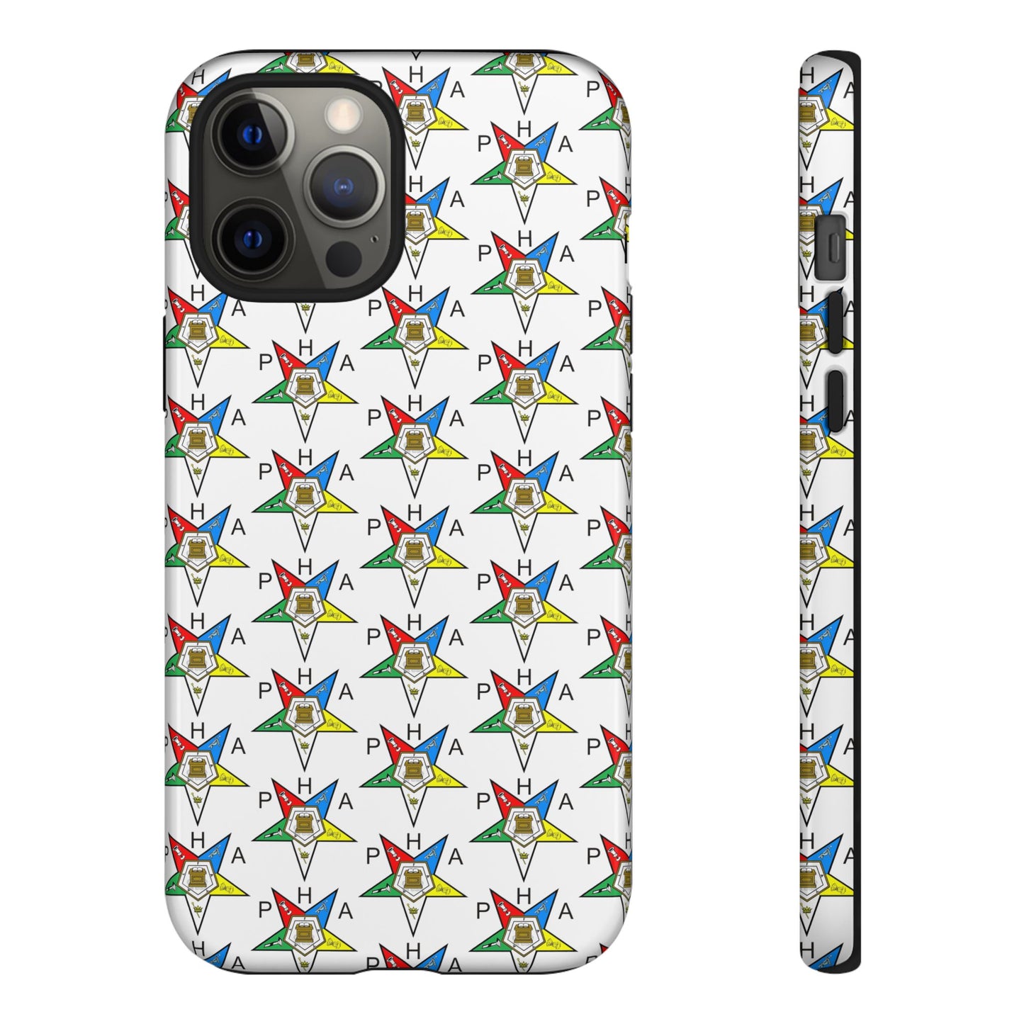 Colorful Phone Case for Tough Cases Lovers, Customizable Phone Accessories, Unique Gift, Durable Phone Cover, Fun Patterned Case