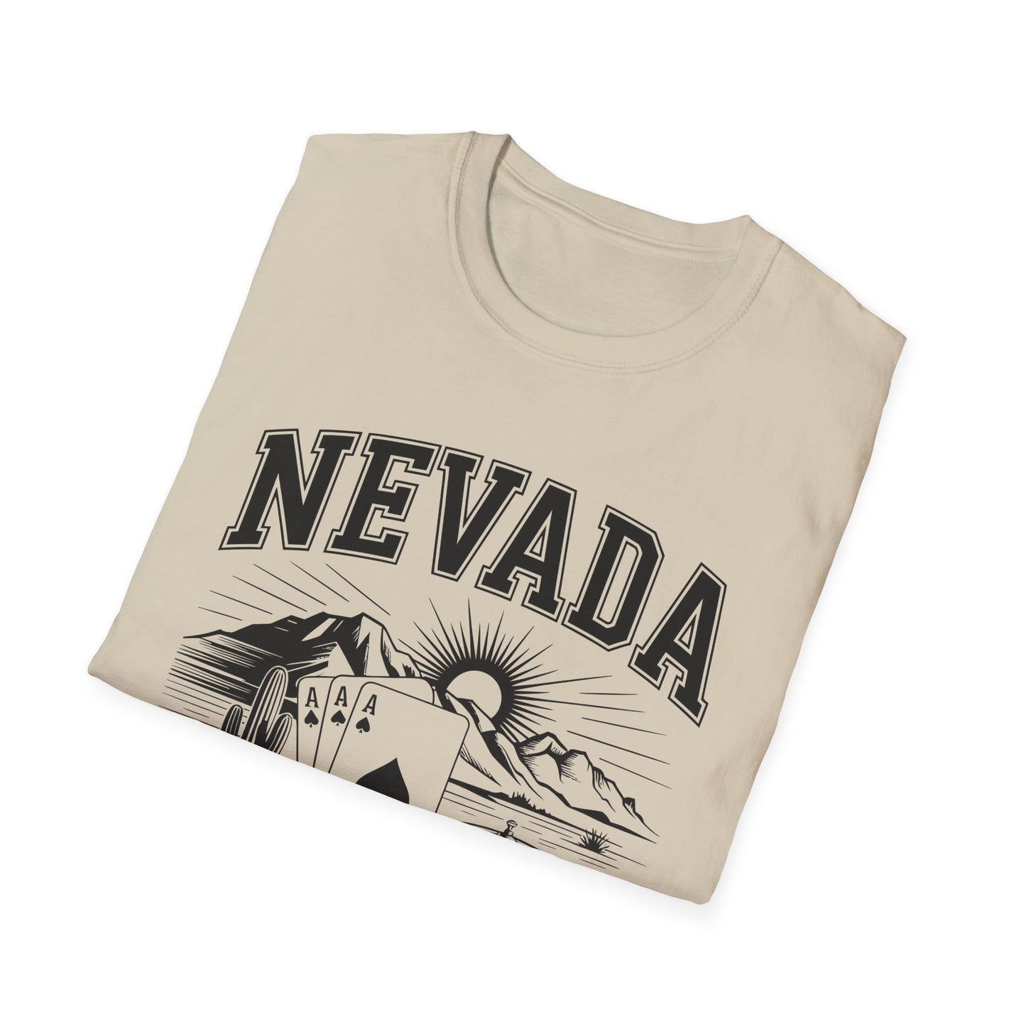 Nevada Vintage Graphic T-Shirt, Unisex Cool Tee, Casual Wear, Travel Souvenir, Gift for Nevada Lovers, Summer Style