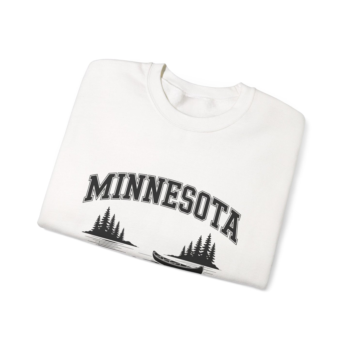Minnesota Vintage Crewneck Sweatshirt, Cozy Sweatshirt, Gift for Travelers, Lake Life Apparel, Unisex Pullover