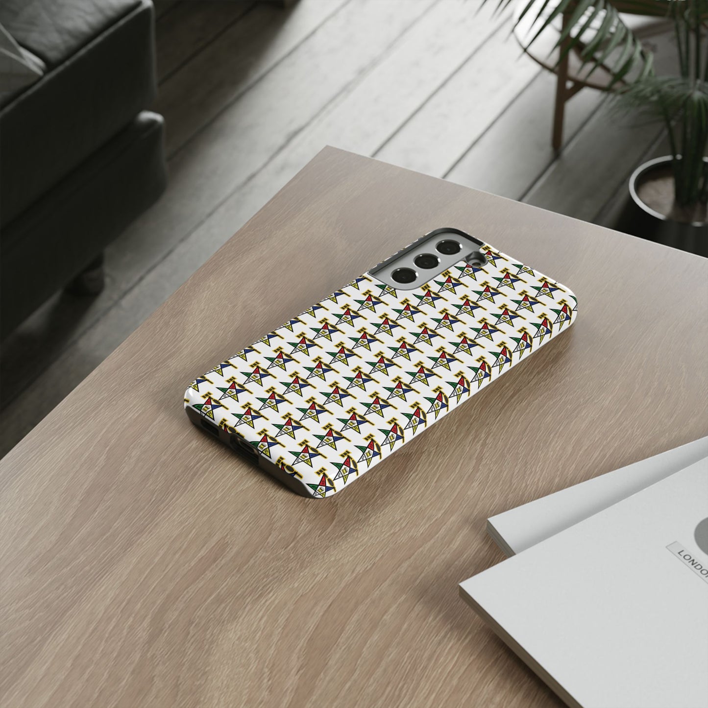 Tough Cases iPhone Case, Colorful Geometric Phone Cover, Unique Gift for Tech Lovers, Durable Phone Accessories, Trendy Phone Protector