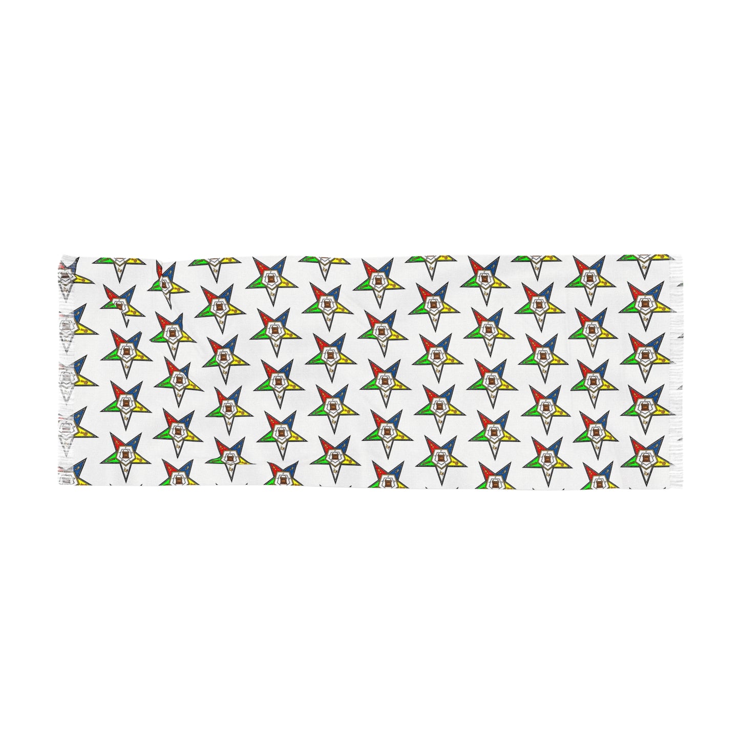 Colorful Star Pattern Light Scarf - Perfect for All Seasons