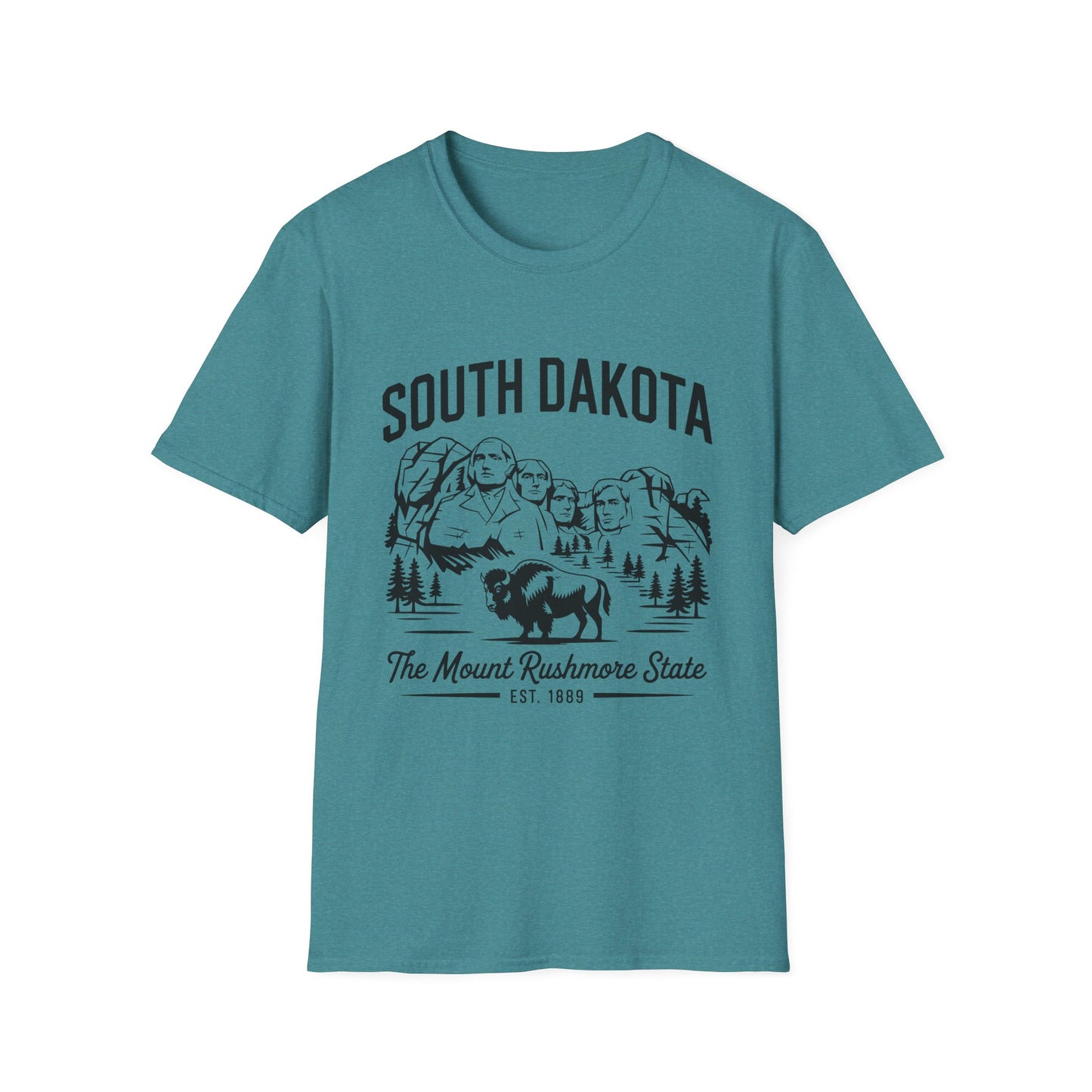 South Dakota Vintage T-Shirt, Unisex Graphic Tee, Midwest Souvenir Shirt, State Pride Apparel, Travel Gift for Him and Her