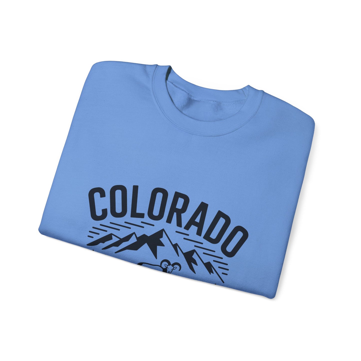 Colorado Adventure Crewneck Sweatshirt - Cozy State Pride Apparel for Outdoor Lovers, Gifts for Tourists & Nature Enthusiasts