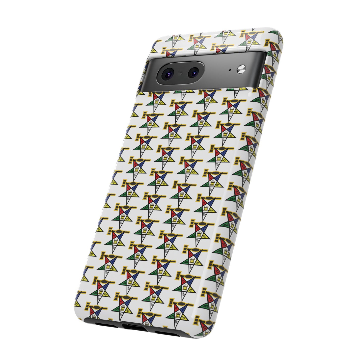 Tough Cases iPhone Case, Colorful Geometric Phone Cover, Unique Gift for Tech Lovers, Durable Phone Accessories, Trendy Phone Protector