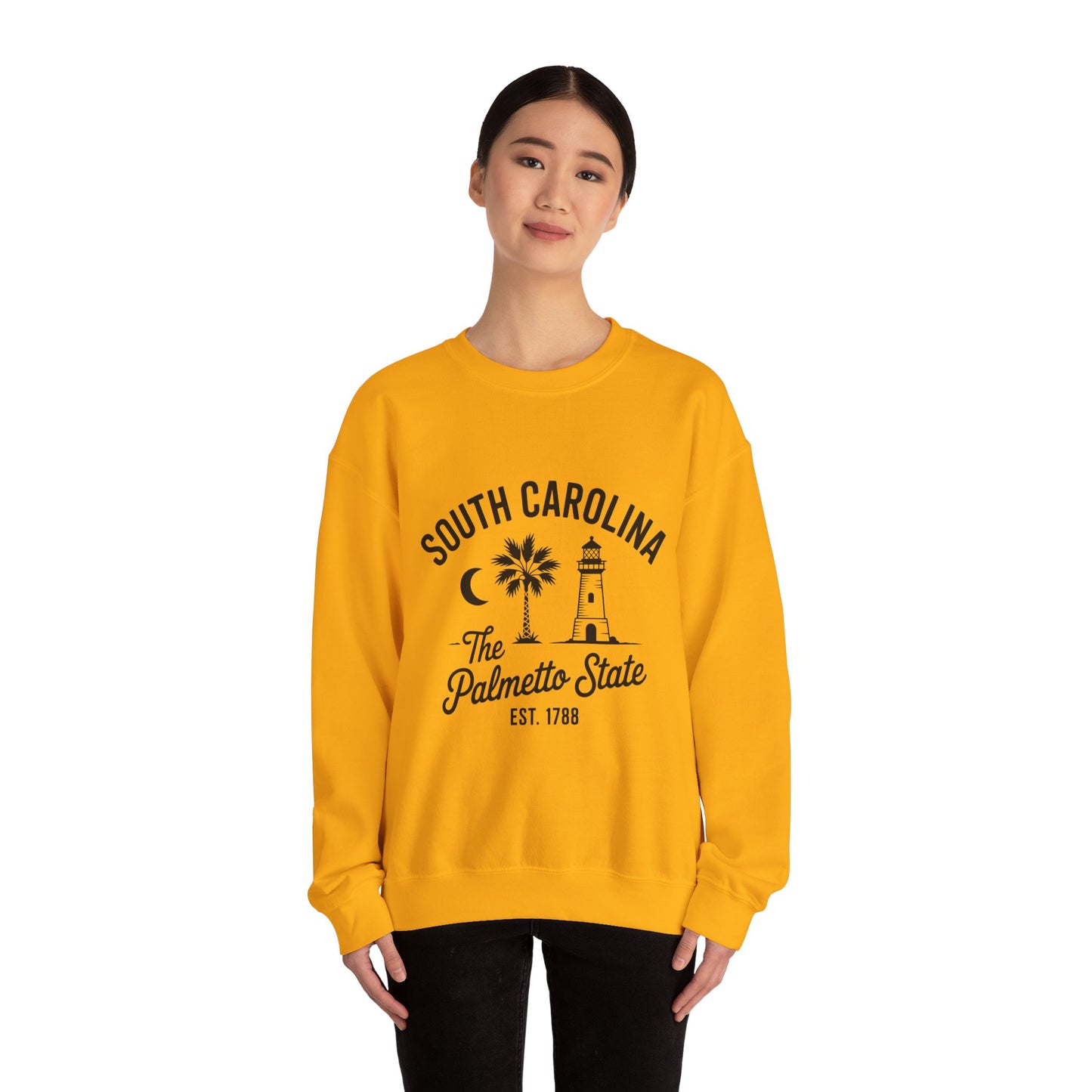 South Carolina Crewneck Sweatshirt | Cozy Unisex Sweatshirt for State Pride, Travel, Gifts, Holidays, Casual Wear