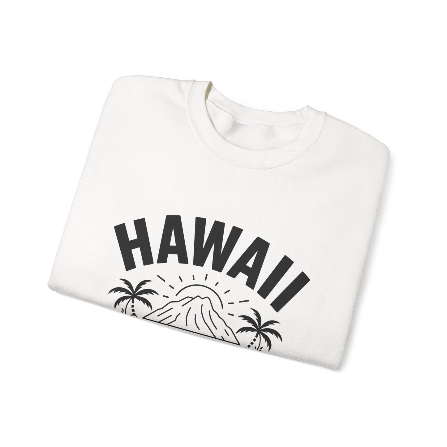 Hawaii Aloha Crewneck Sweatshirt, Beach Vibes, Vacation Apparel, Casual Style, Gift for Travelers, Summer Fashion, Cozy Wear