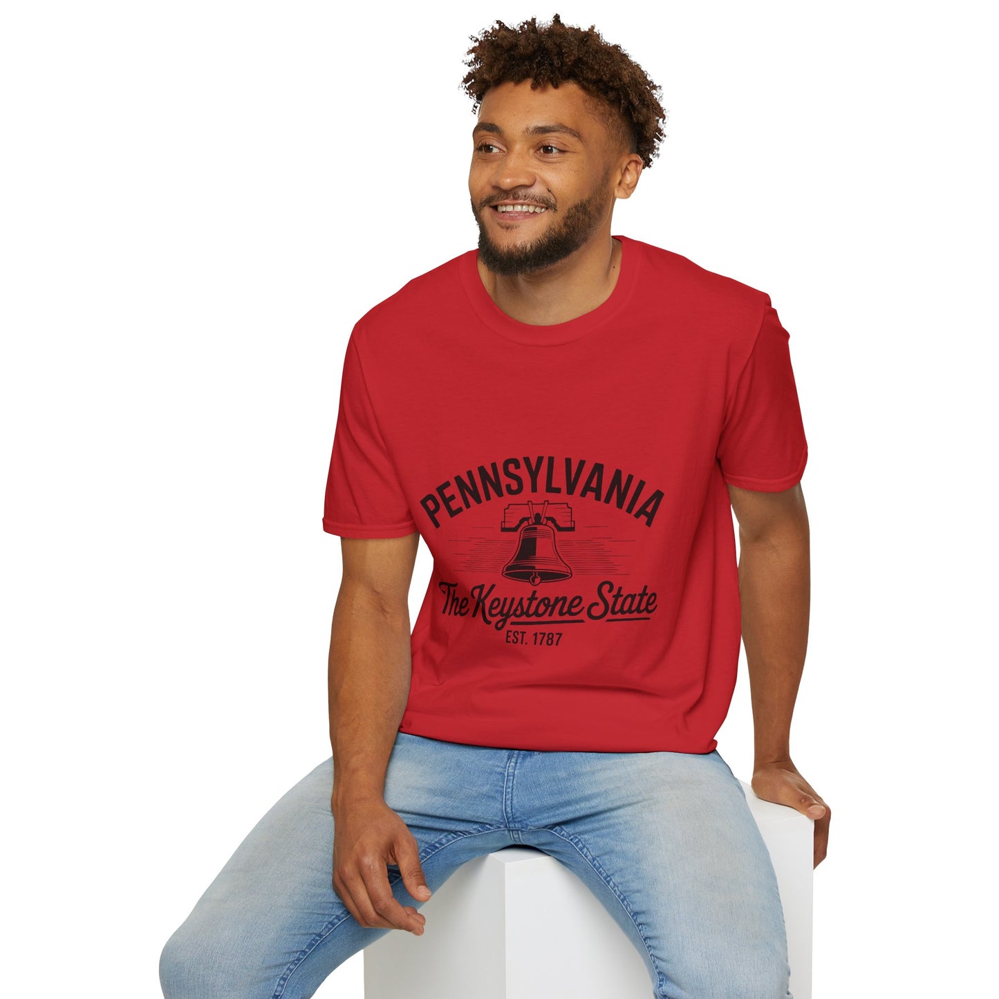 Pennsylvania Keystone State T-Shirt, Unisex Tee, Travel Souvenir, State Pride, Gift for Pennsylvanians, Casual Wear, Summer Fashion