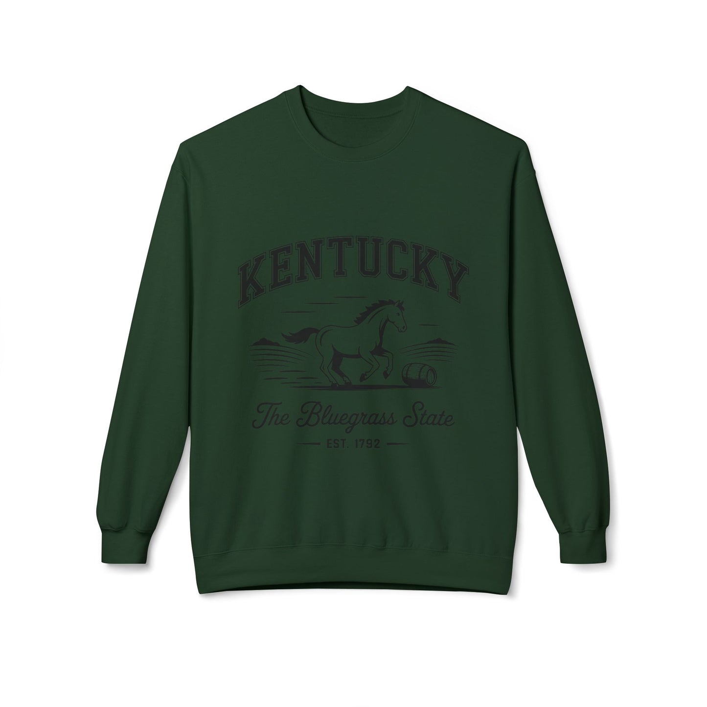 Kentucky Vintage Fleece Sweatshirt, Cozy Crewneck for Fans, Perfect for Gifts, Warm Fall Layer, Kentucky Pride Apparel