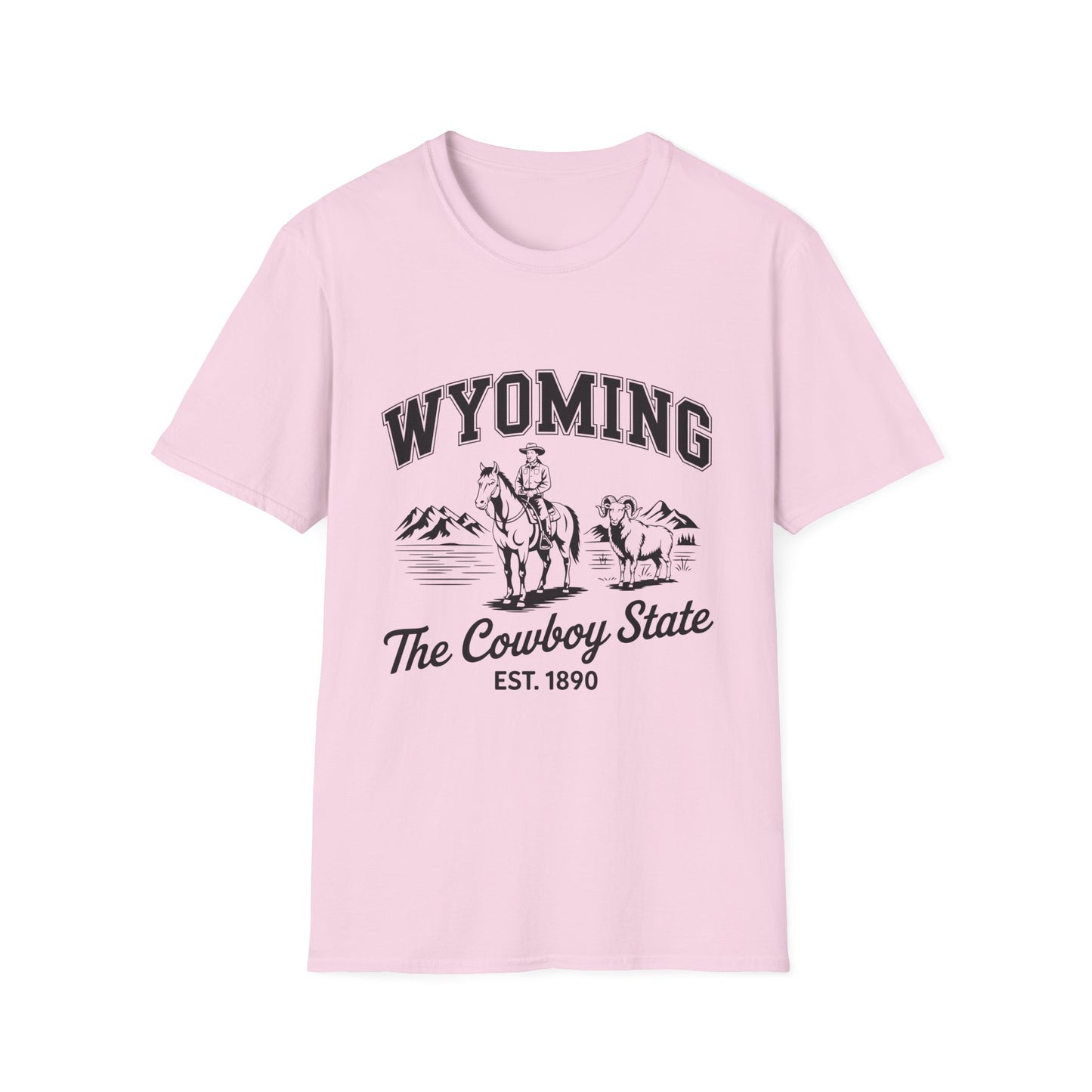 Wyoming Cowboy State T-Shirt | Vintage Western Tee, Gift for Cowboys, Travel Souvenir, Casual Outfit, Americana Style