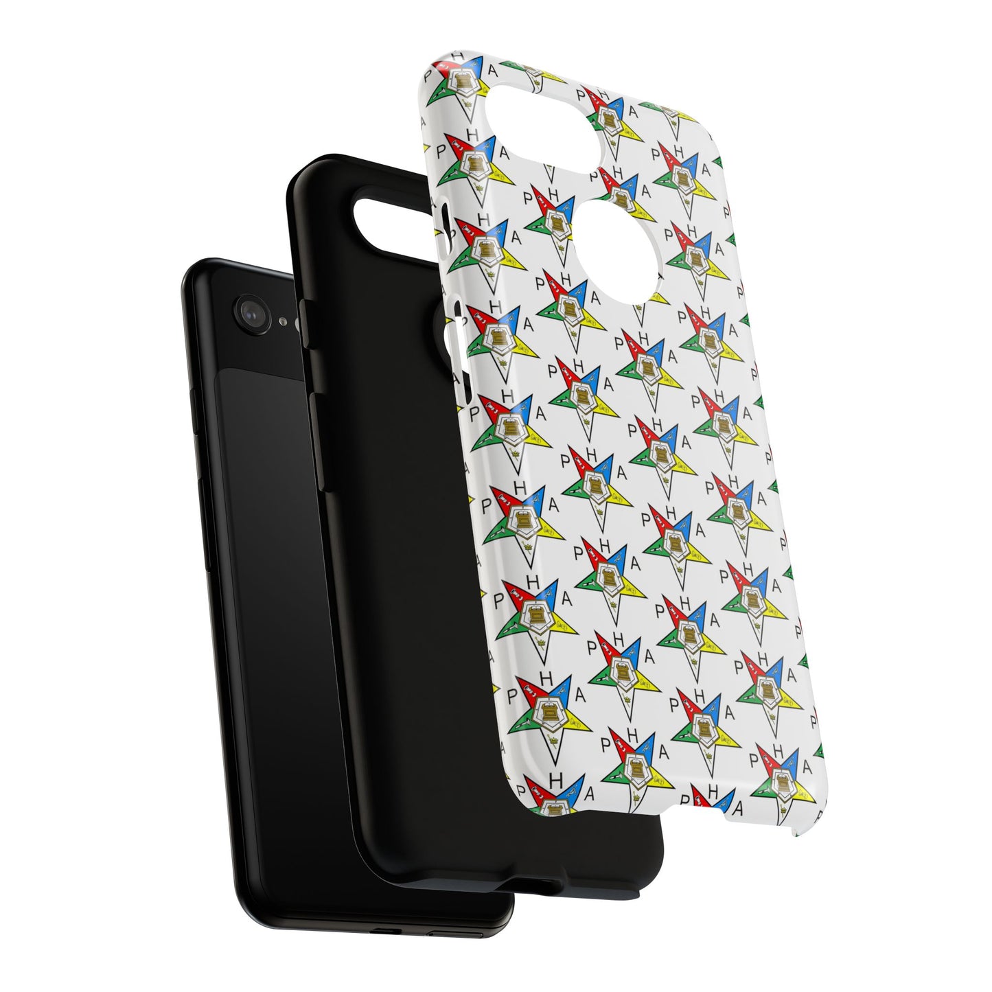 Colorful Phone Case for Tough Cases Lovers, Customizable Phone Accessories, Unique Gift, Durable Phone Cover, Fun Patterned Case