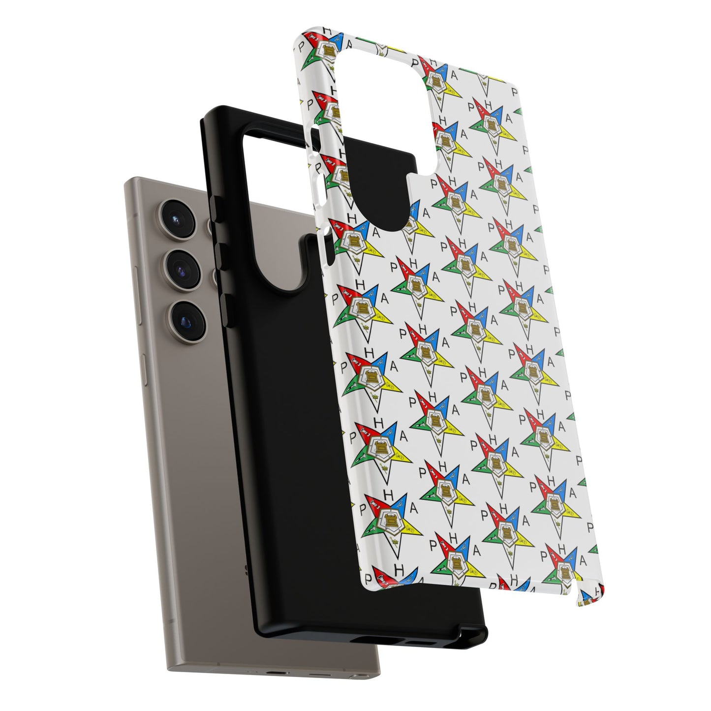 Colorful Phone Case for Tough Cases Lovers, Customizable Phone Accessories, Unique Gift, Durable Phone Cover, Fun Patterned Case