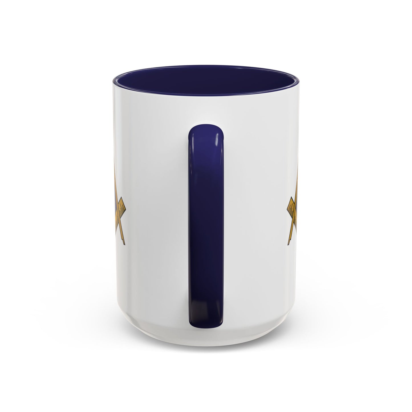 Masonic Accent Coffee Mug, Freemason Gift, Unique Coffee Cup, Fraternal Order Drinkware, Brotherhood Tea Mug