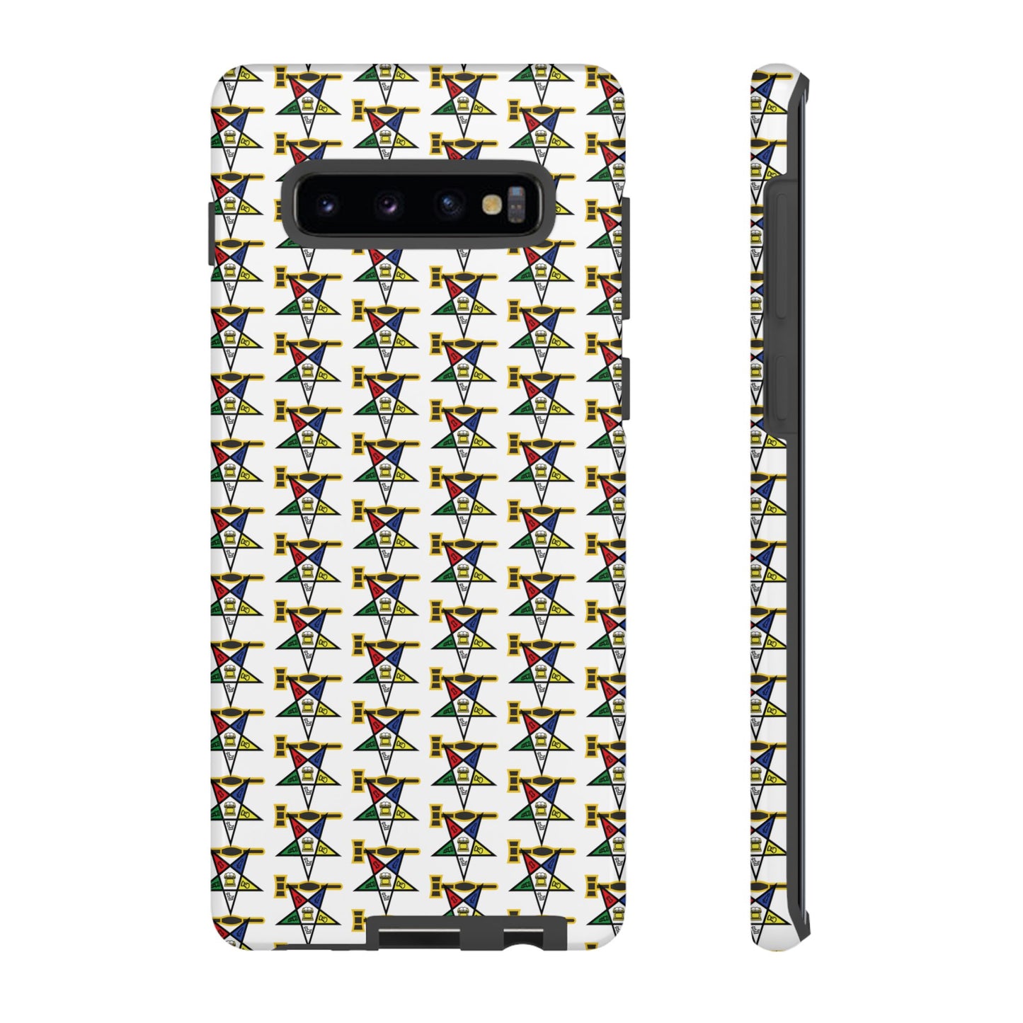 Tough Cases iPhone Case, Colorful Geometric Phone Cover, Unique Gift for Tech Lovers, Durable Phone Accessories, Trendy Phone Protector