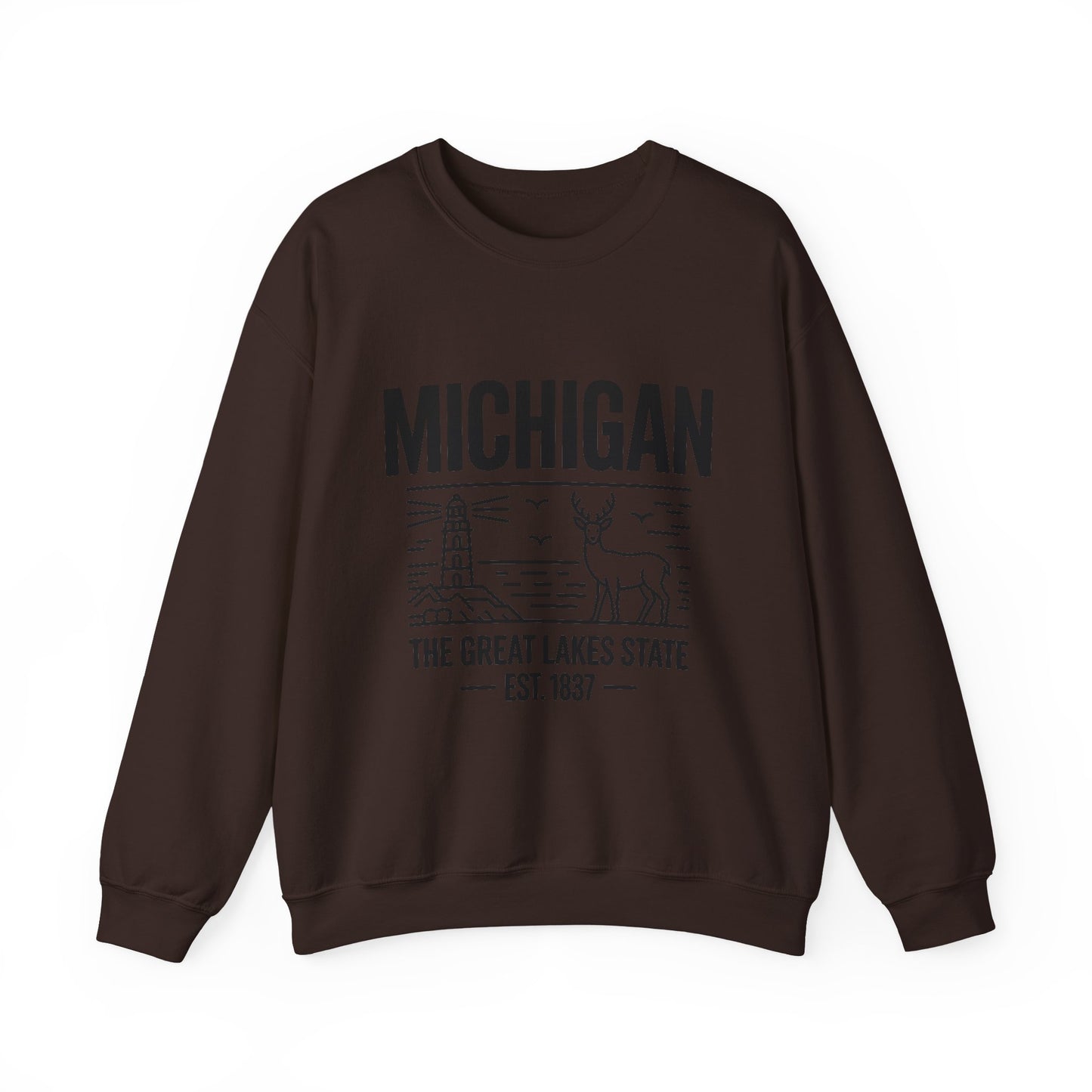 Michigan Pride Sweatshirt | Unisex Heavy Blend™ Crewneck | Great Lakes State Gift | Cozy Apparel for Outdoors | Perfect for All Seasons
