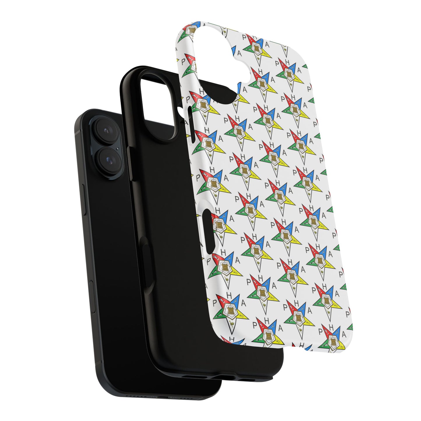 Colorful Phone Case for Tough Cases Lovers, Customizable Phone Accessories, Unique Gift, Durable Phone Cover, Fun Patterned Case