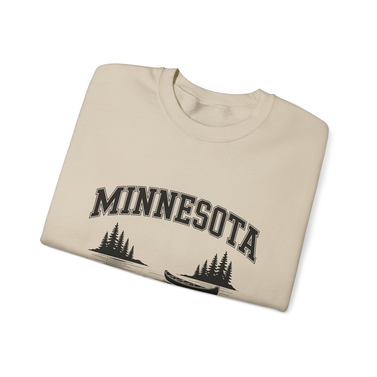 Minnesota Vintage Crewneck Sweatshirt, Cozy Sweatshirt, Gift for Travelers, Lake Life Apparel, Unisex Pullover