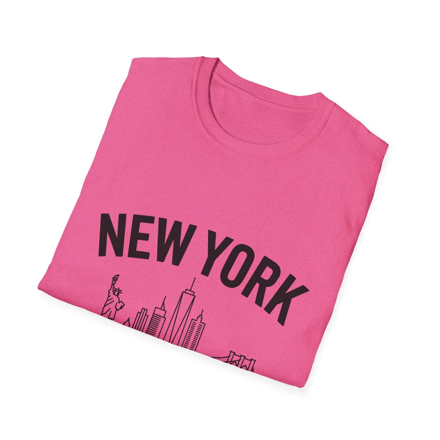 New York Skyline Unisex T-Shirt, NYC Shirt, Empire State Tee, Travel Souvenir, Urban Apparel