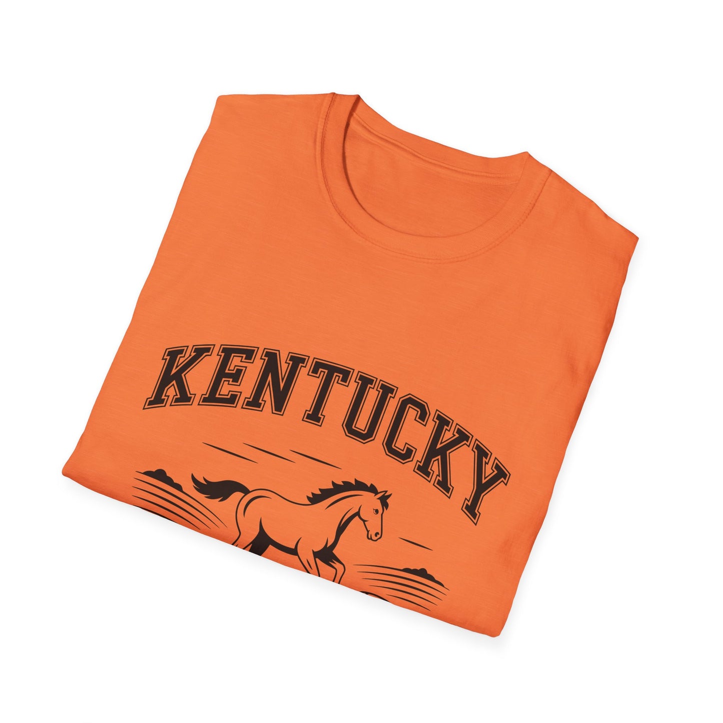 Kentucky Bluegrass State Unisex Softstyle T-Shirt, Casual Tee, Souvenir Apparel, Gift for Travelers, Vintage Graphic Tee