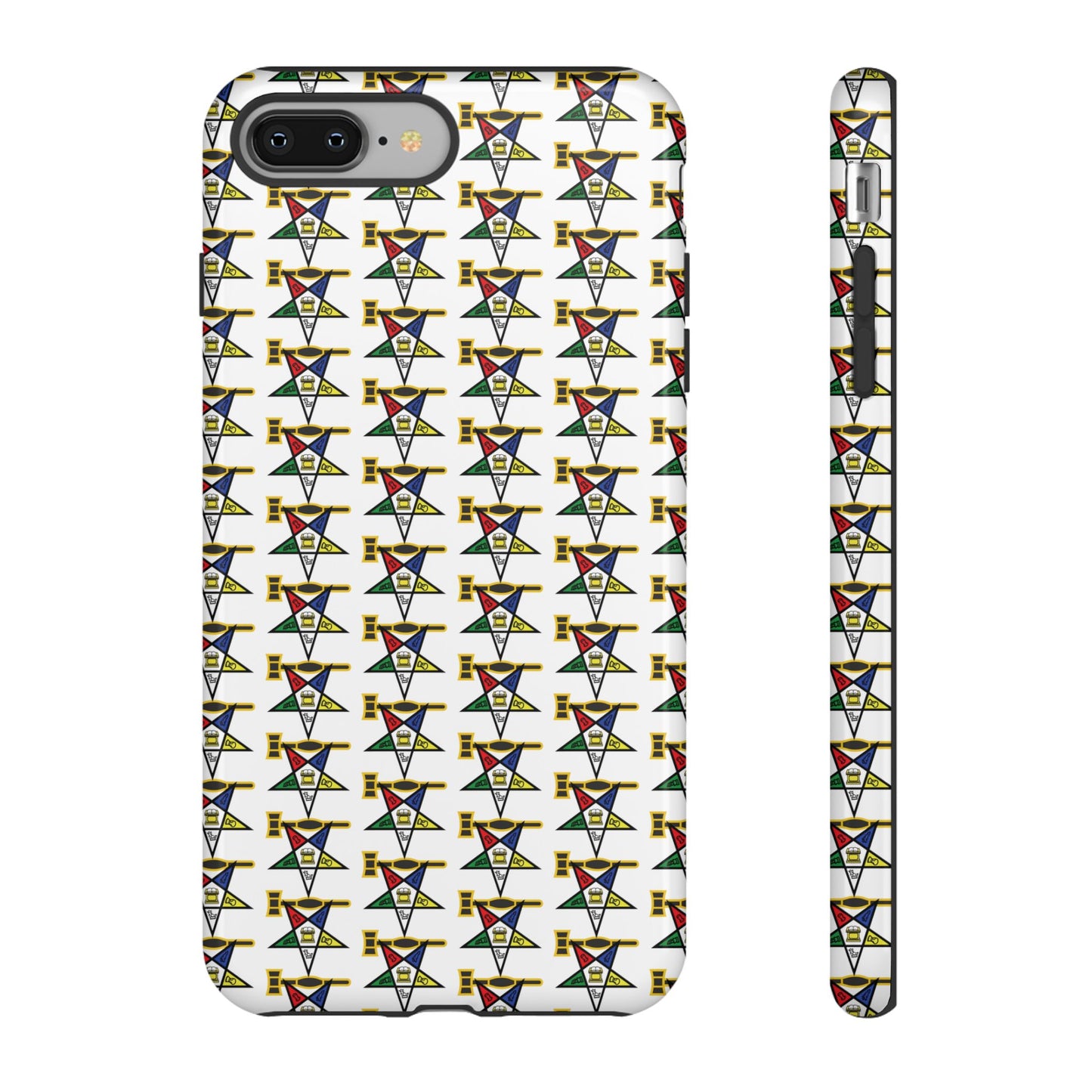 Tough Cases iPhone Case, Colorful Geometric Phone Cover, Unique Gift for Tech Lovers, Durable Phone Accessories, Trendy Phone Protector