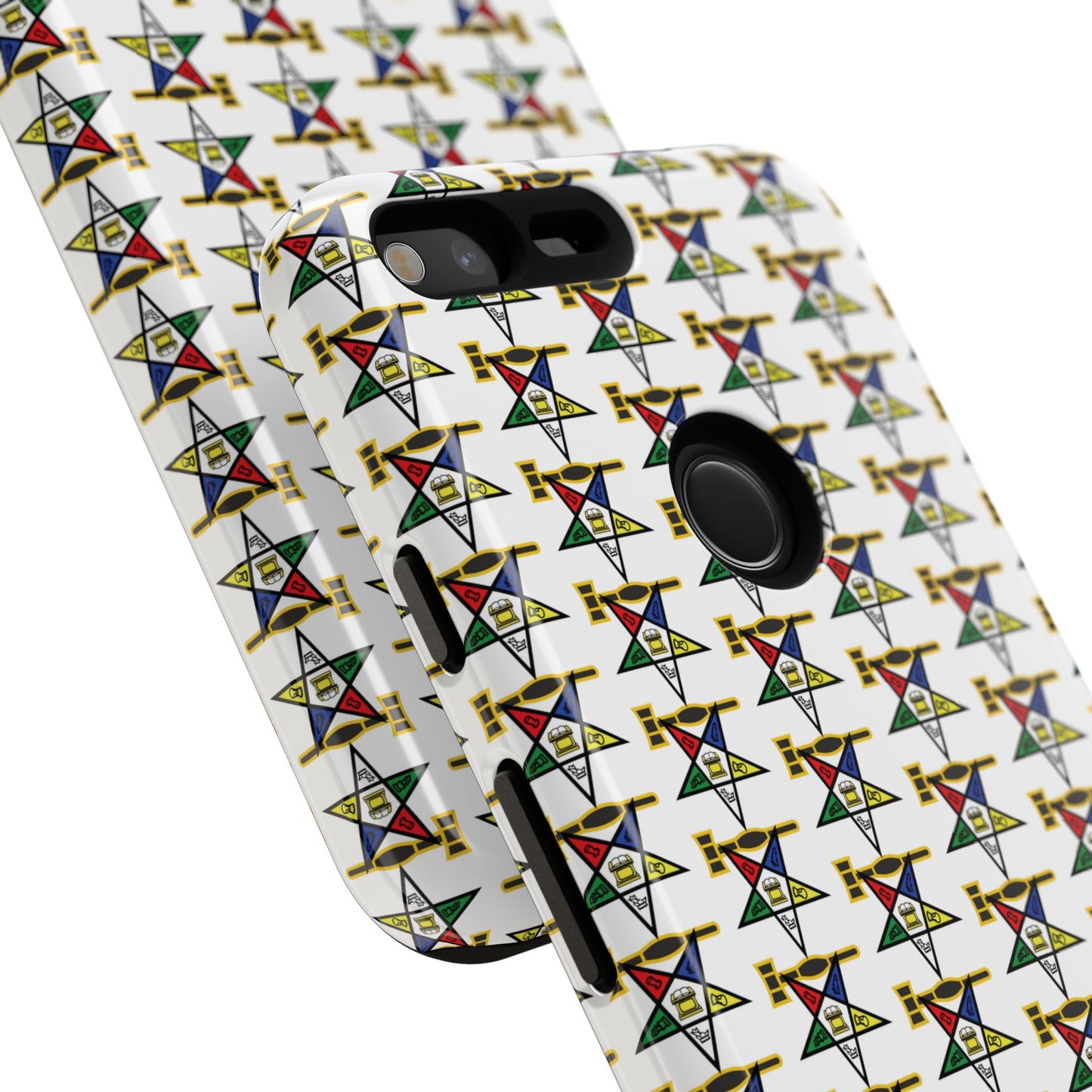 Tough Cases iPhone Case, Colorful Geometric Phone Cover, Unique Gift for Tech Lovers, Durable Phone Accessories, Trendy Phone Protector