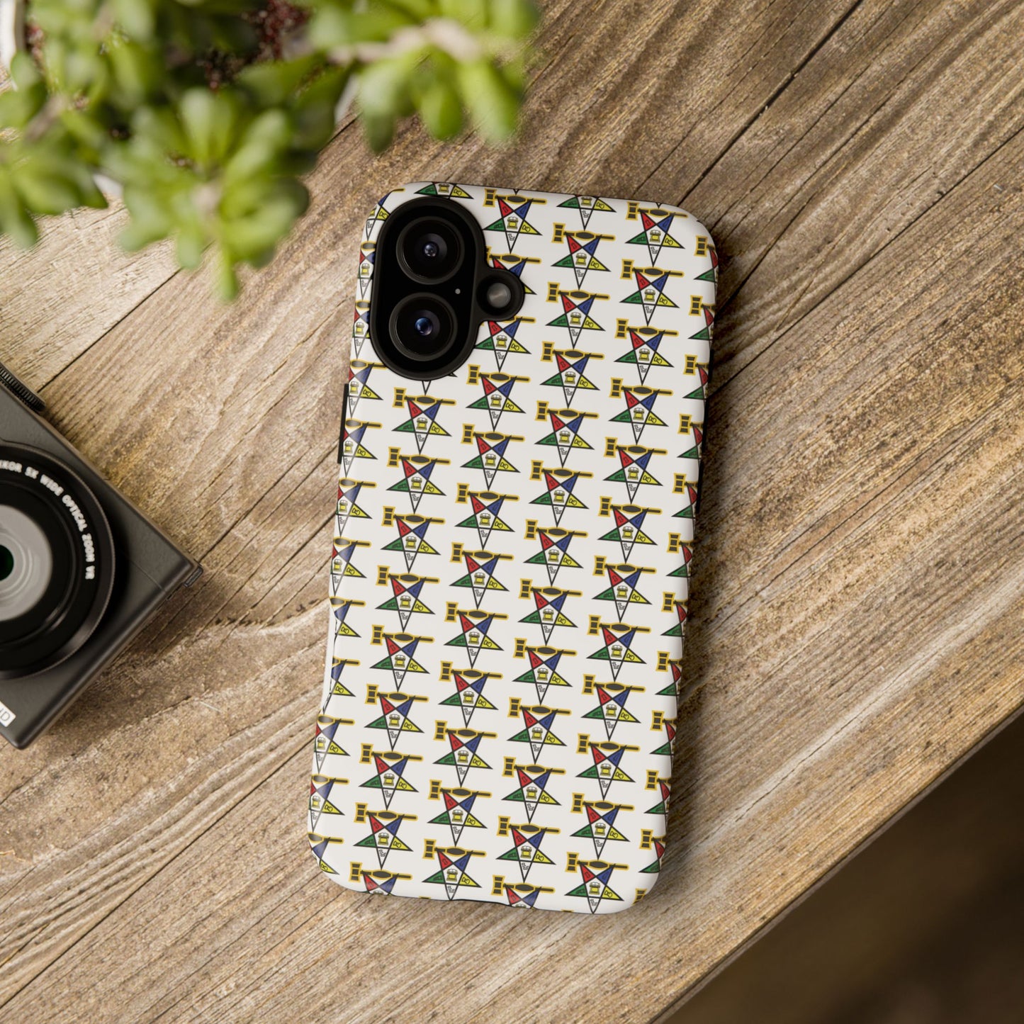 Tough Cases iPhone Case, Colorful Geometric Phone Cover, Unique Gift for Tech Lovers, Durable Phone Accessories, Trendy Phone Protector