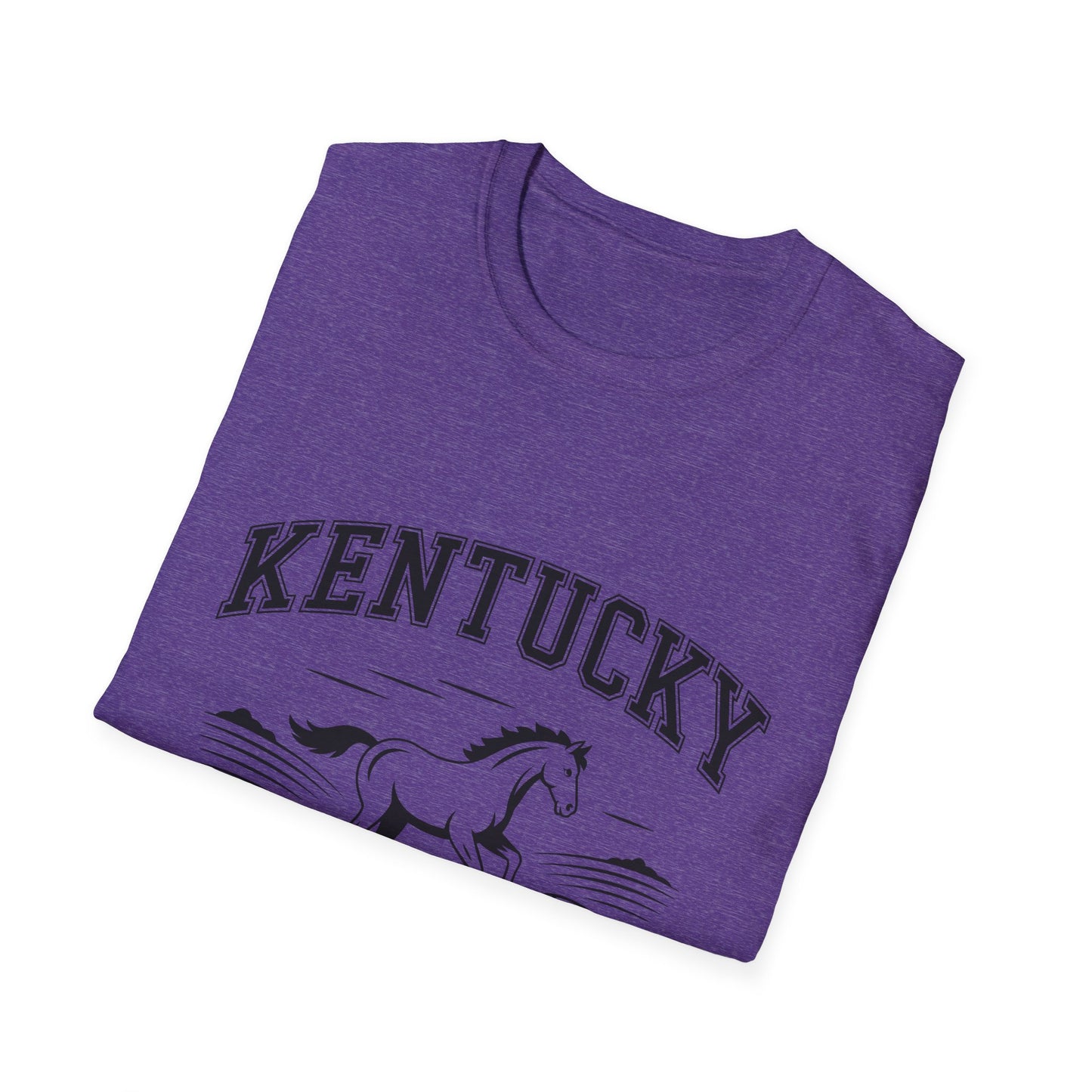 Kentucky Bluegrass State Unisex Softstyle T-Shirt, Casual Tee, Souvenir Apparel, Gift for Travelers, Vintage Graphic Tee