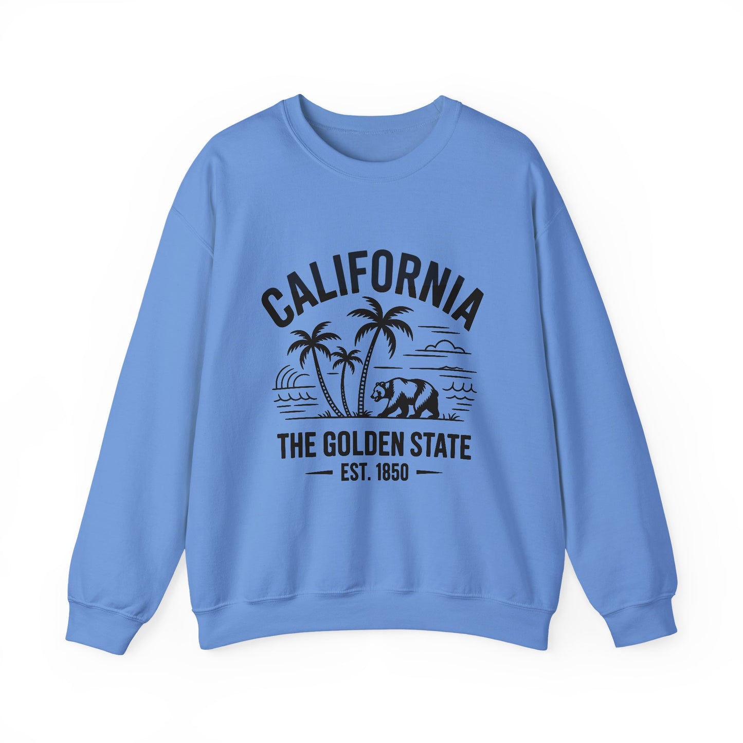 California Crewneck Sweatshirt, Cozy California Sweatshirt, Unisex Crewneck, Retro Gift, Casual Wear, Gift for Travel Lovers