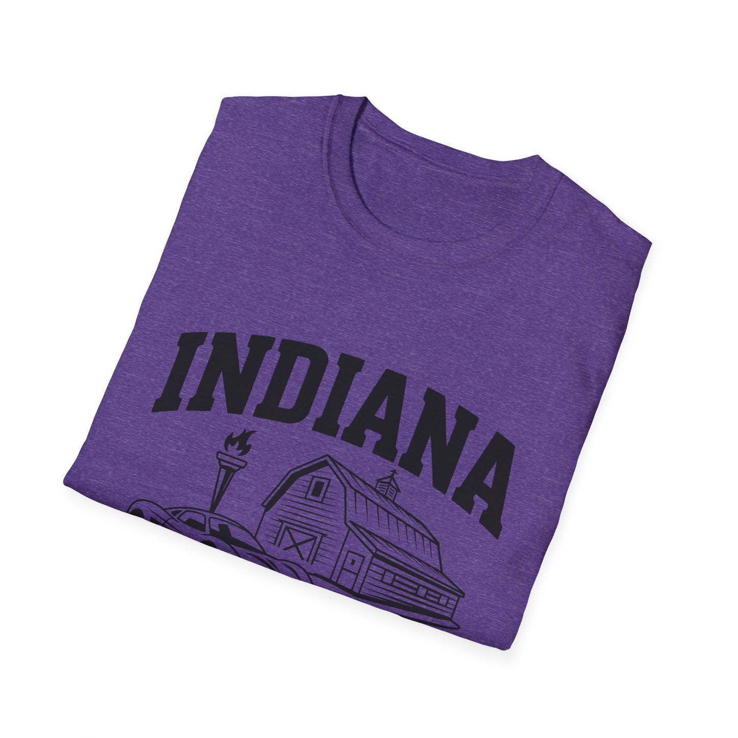 Indiana Hoosier State T-Shirt, Unisex Graphic Tee, Soft Cotton Shirt for Indiana Fans, Vintage Style Apparel, Great for Gifts