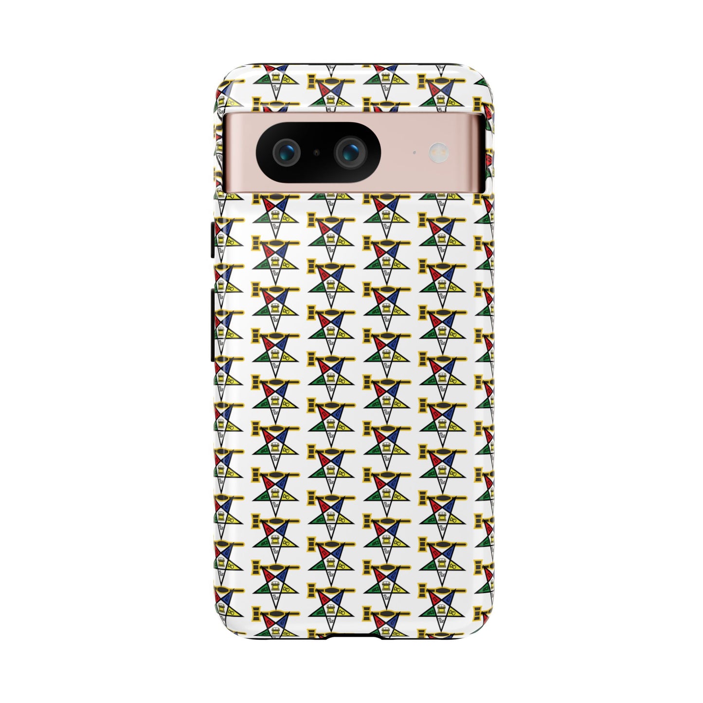 Tough Cases iPhone Case, Colorful Geometric Phone Cover, Unique Gift for Tech Lovers, Durable Phone Accessories, Trendy Phone Protector