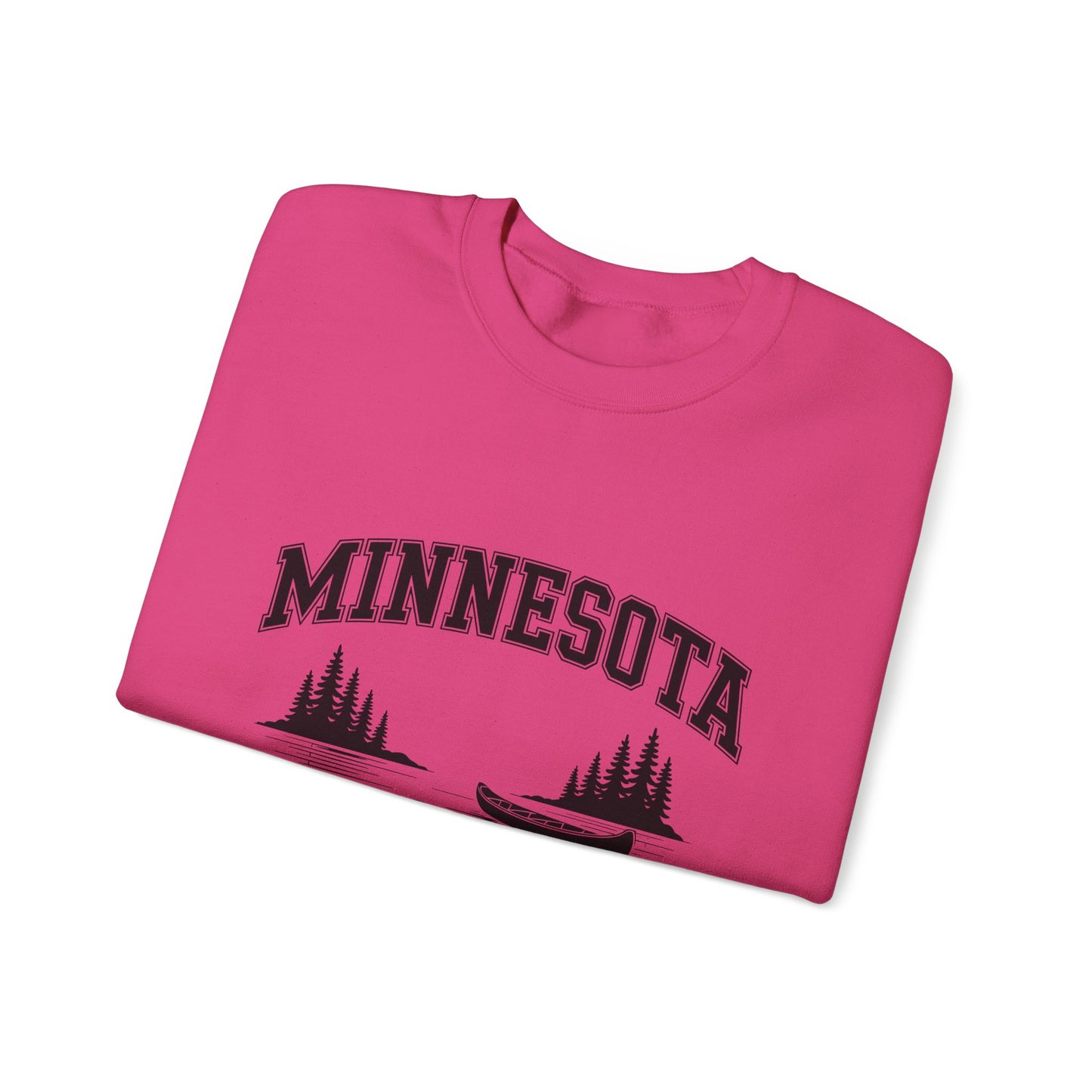 Minnesota Vintage Crewneck Sweatshirt, Cozy Sweatshirt, Gift for Travelers, Lake Life Apparel, Unisex Pullover