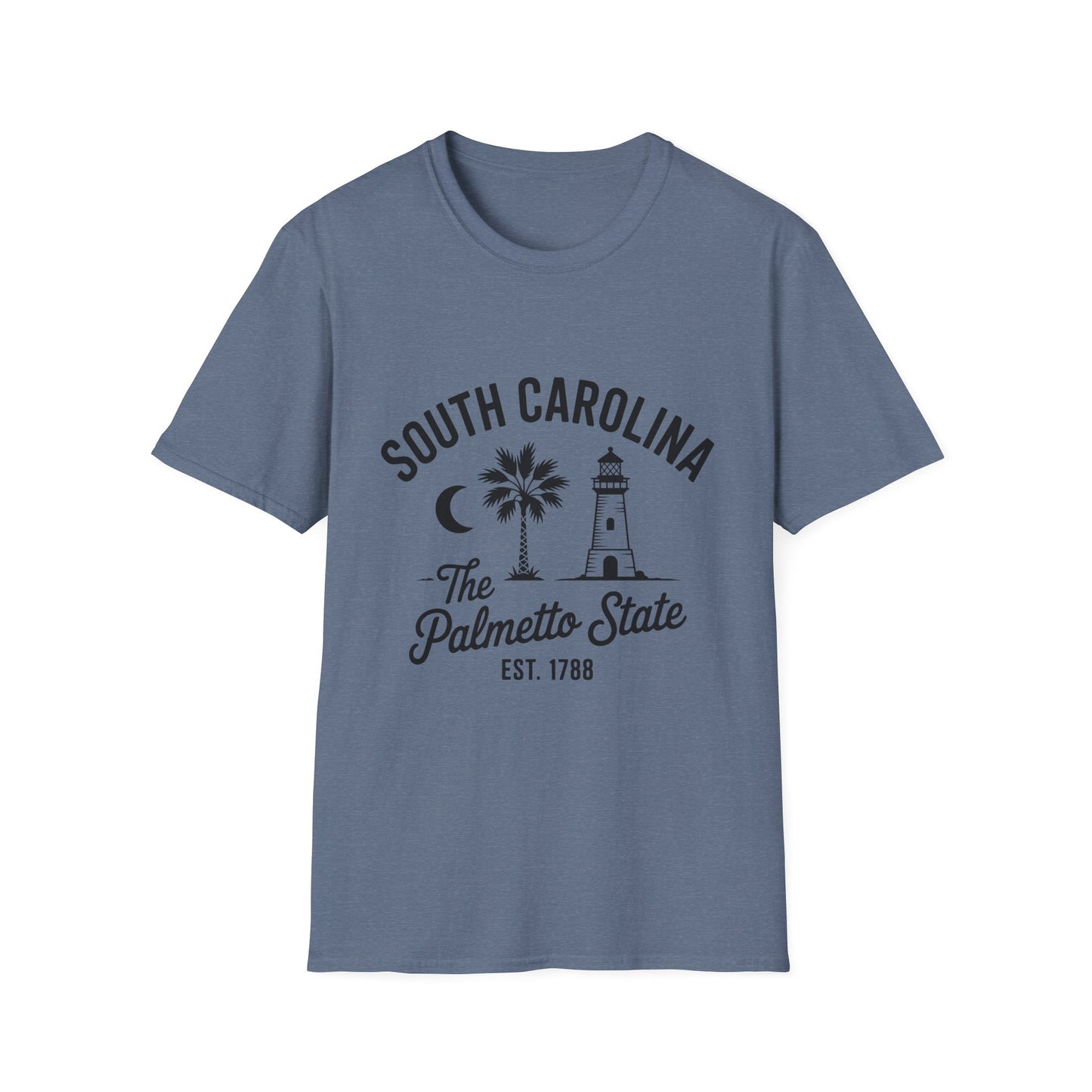 South Carolina Palmetto State T-Shirt, Cool State Pride Tee, Unisex Graphic Shirt, Vacation Souvenir Top, Gifts for Travelers