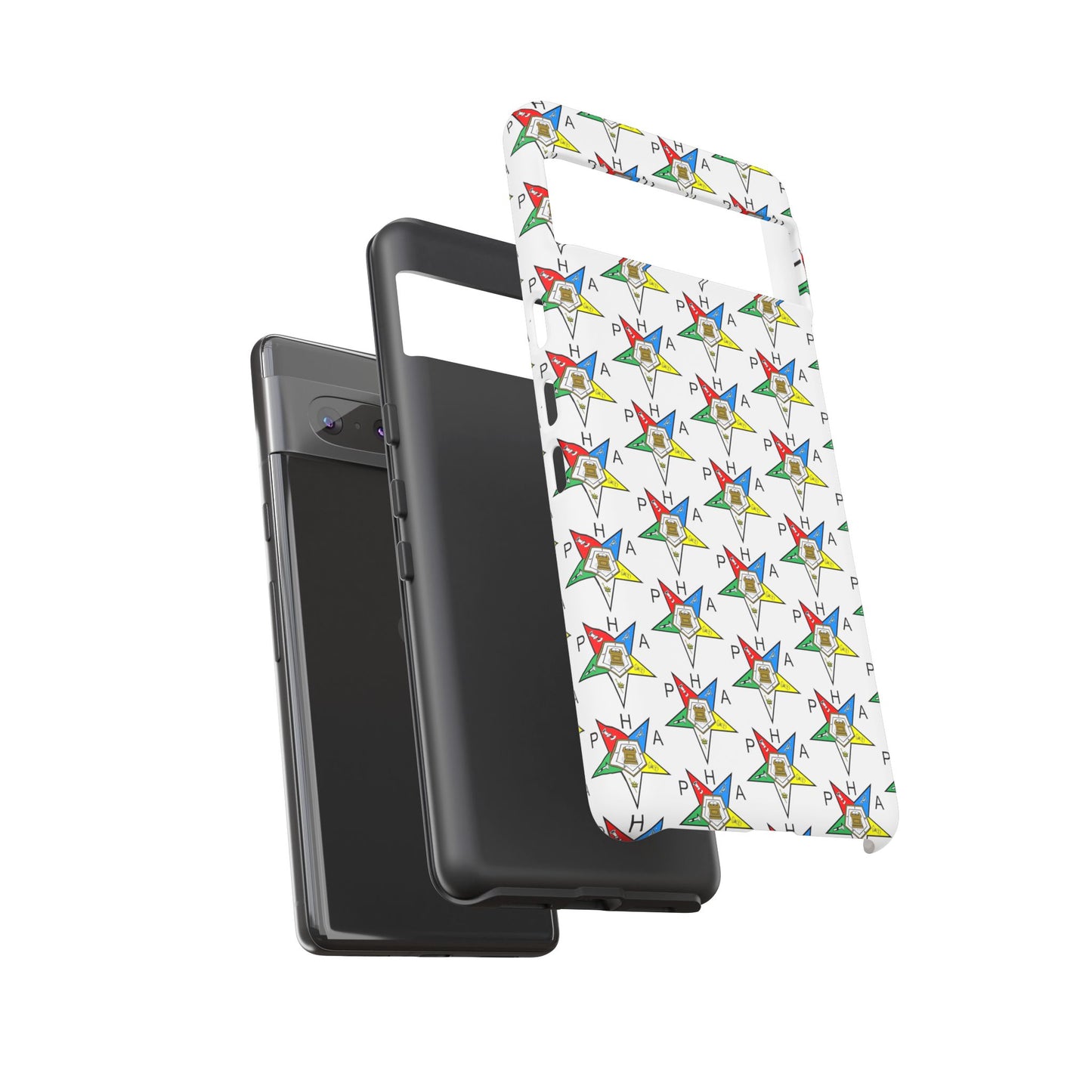 Colorful Phone Case for Tough Cases Lovers, Customizable Phone Accessories, Unique Gift, Durable Phone Cover, Fun Patterned Case